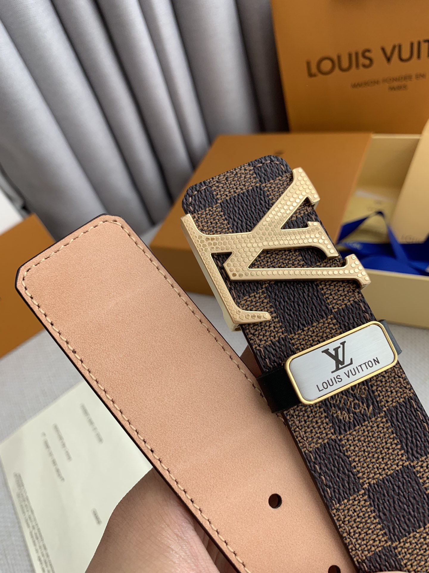 Louis Vuitton Men Belt Width 3.8cm