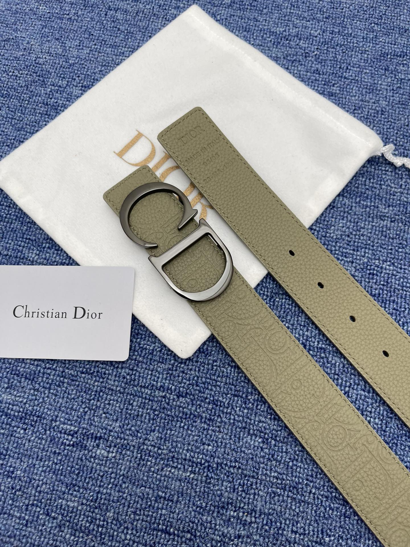 Dior Men Belt Width 3.5cm
