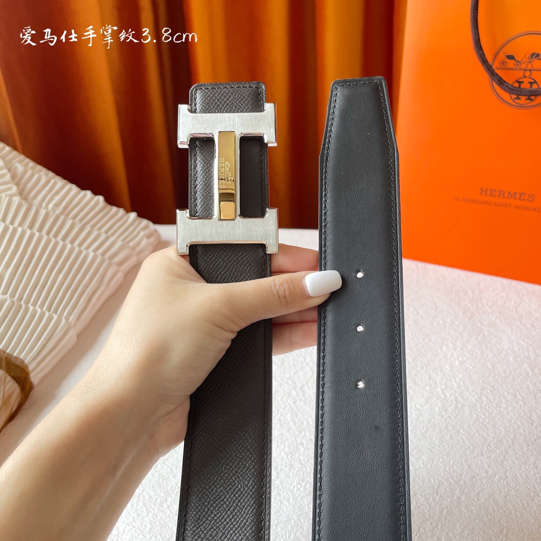 Hermes Men Belt Width 3.8cm