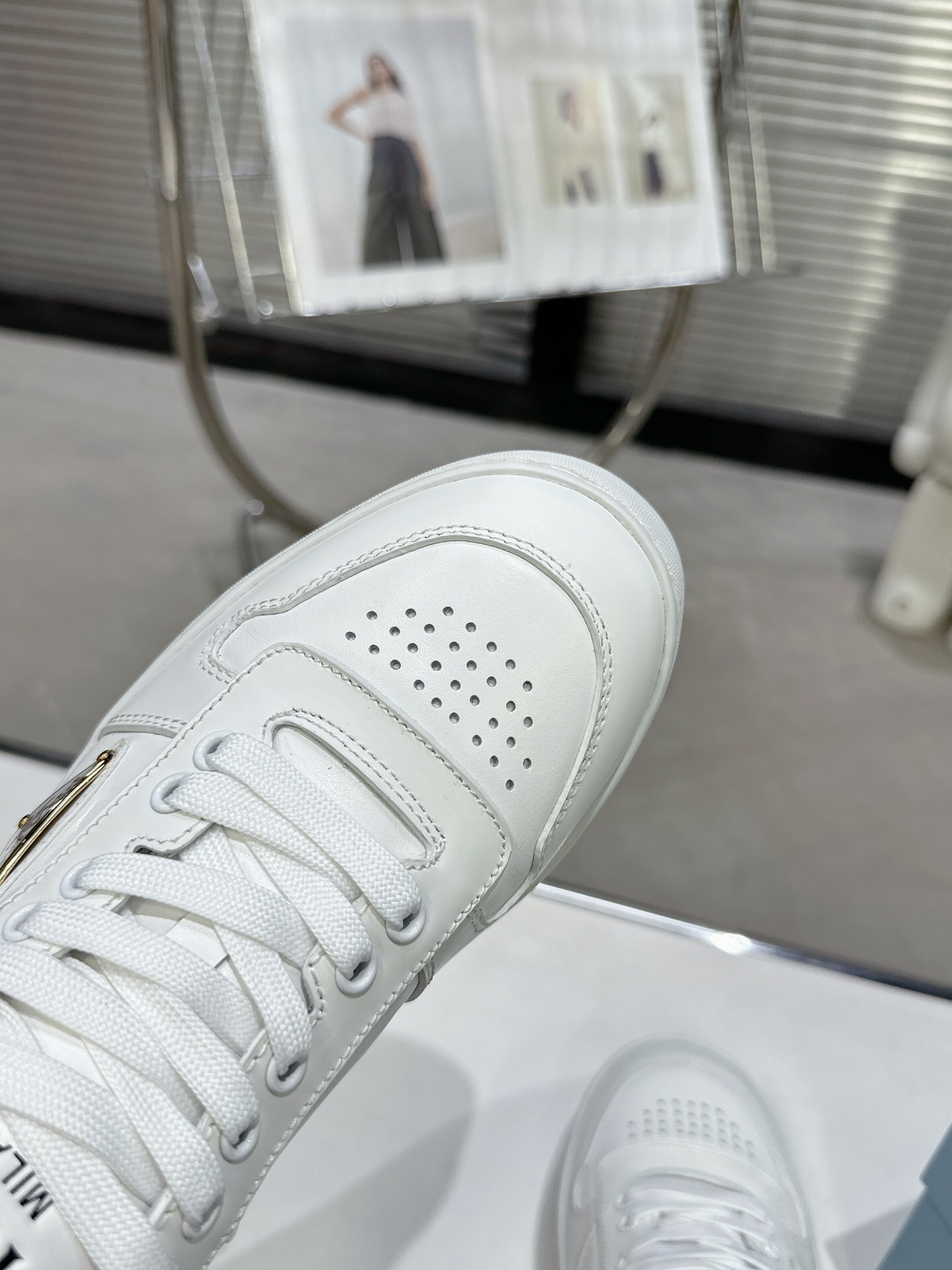 Prada 2024 New Downtown Bold leather Sneaker Size 36-41