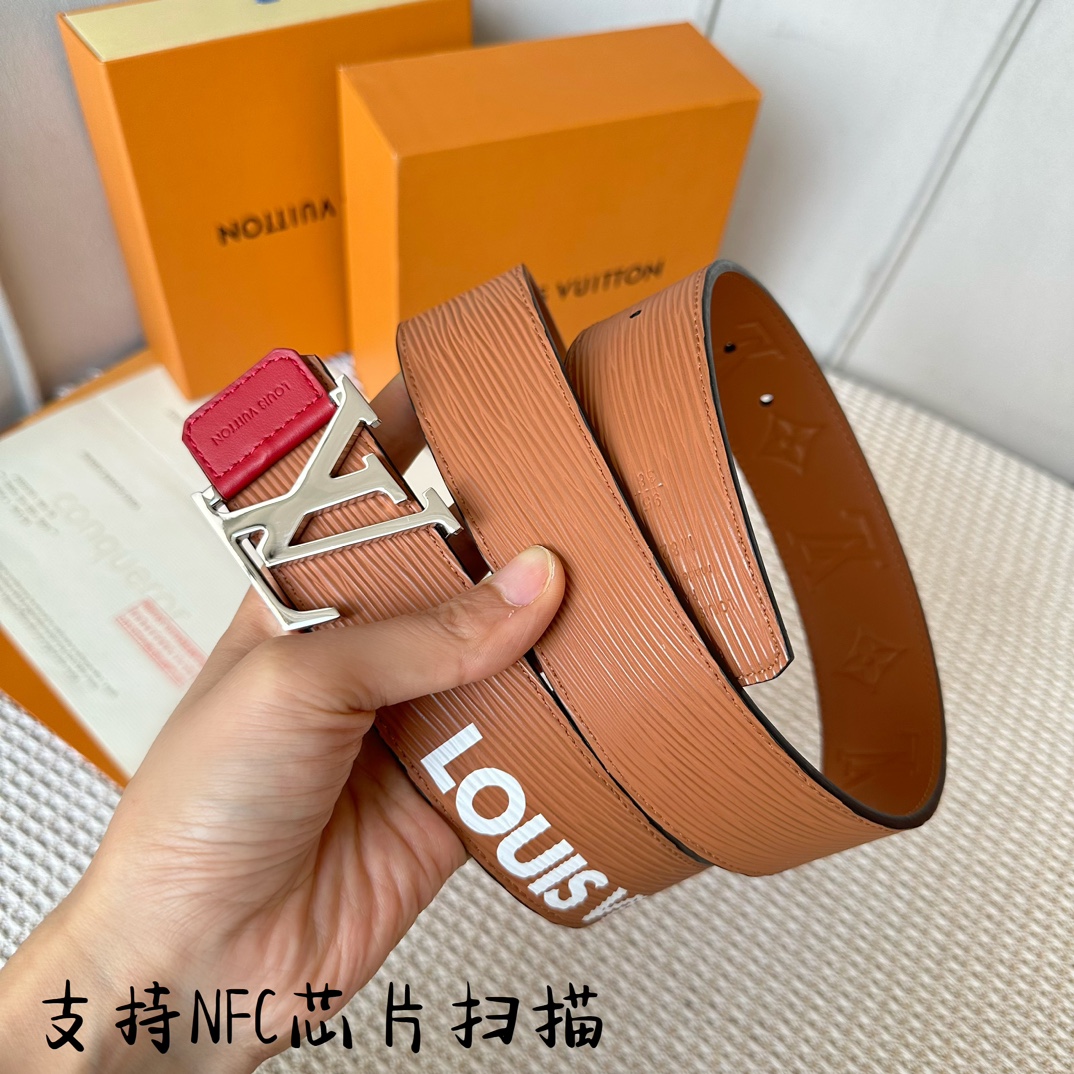 Louis Vuitton Men Belt Width 4cm