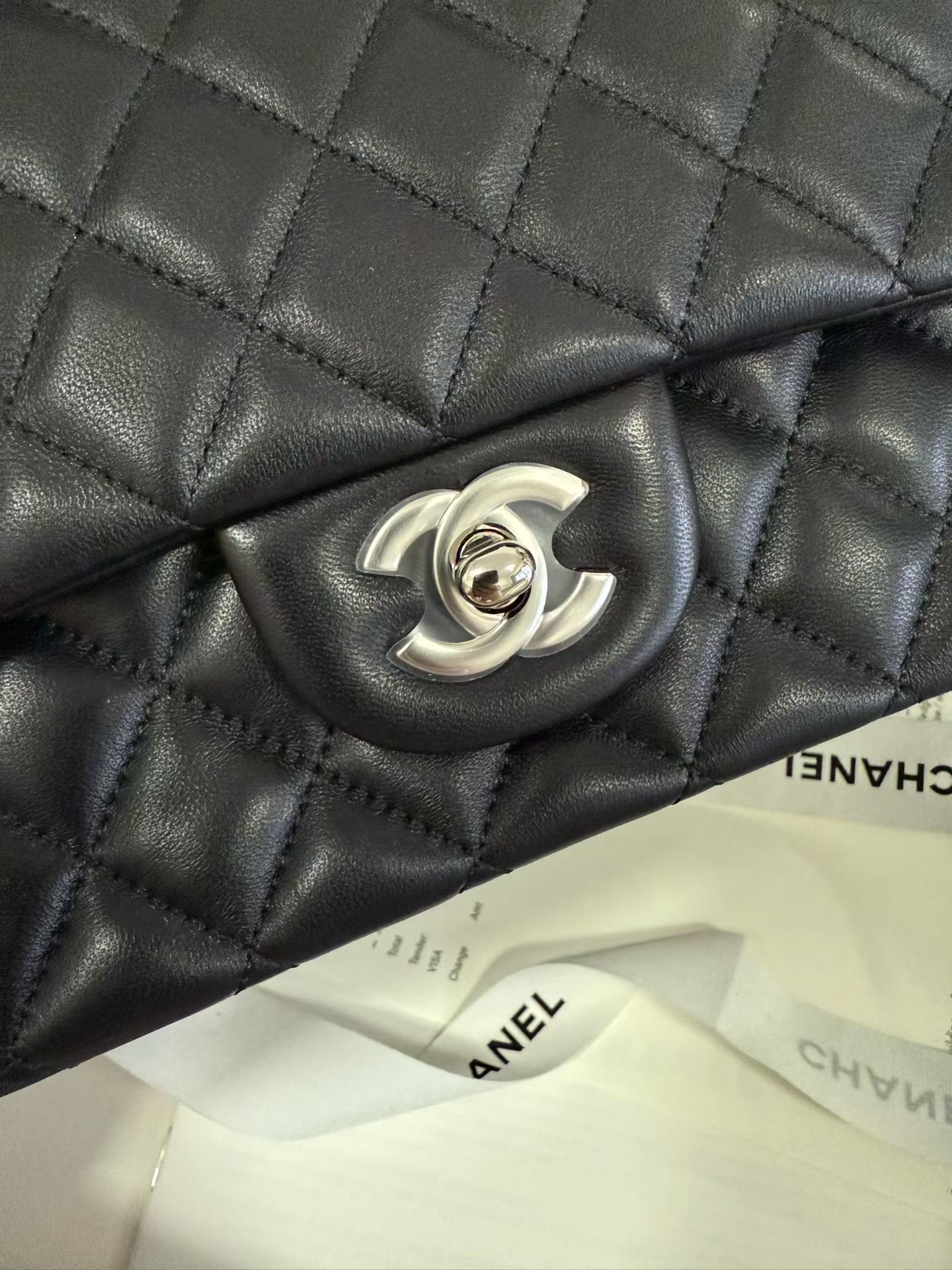 Chanel CF1112 Shoulder Bags Sheepskin 25cm