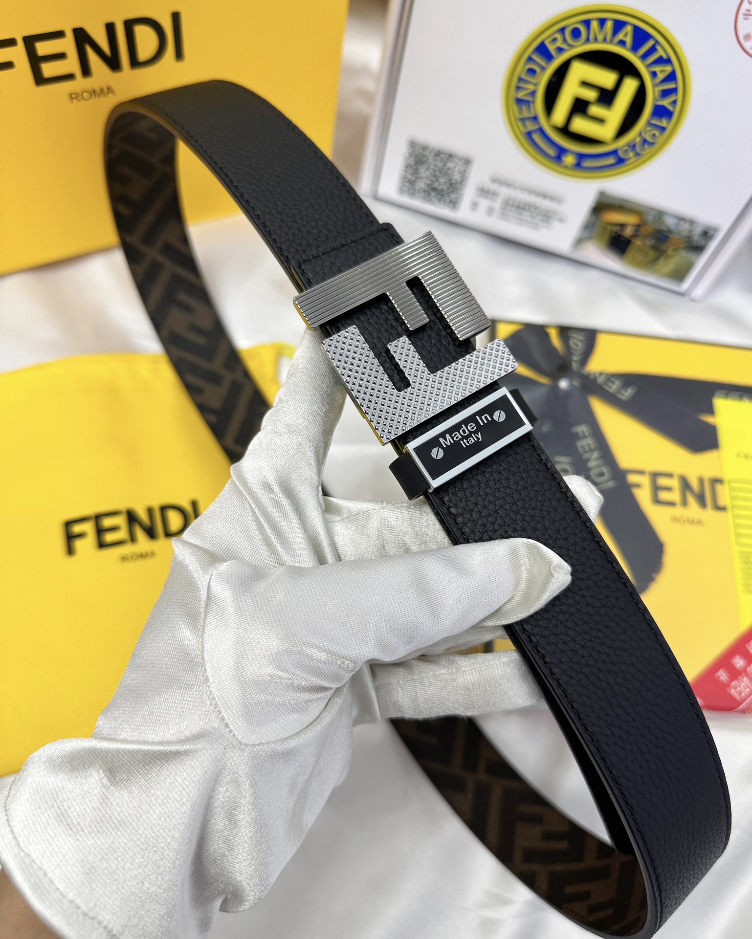 Fendi Men Belt Width 3.8cm