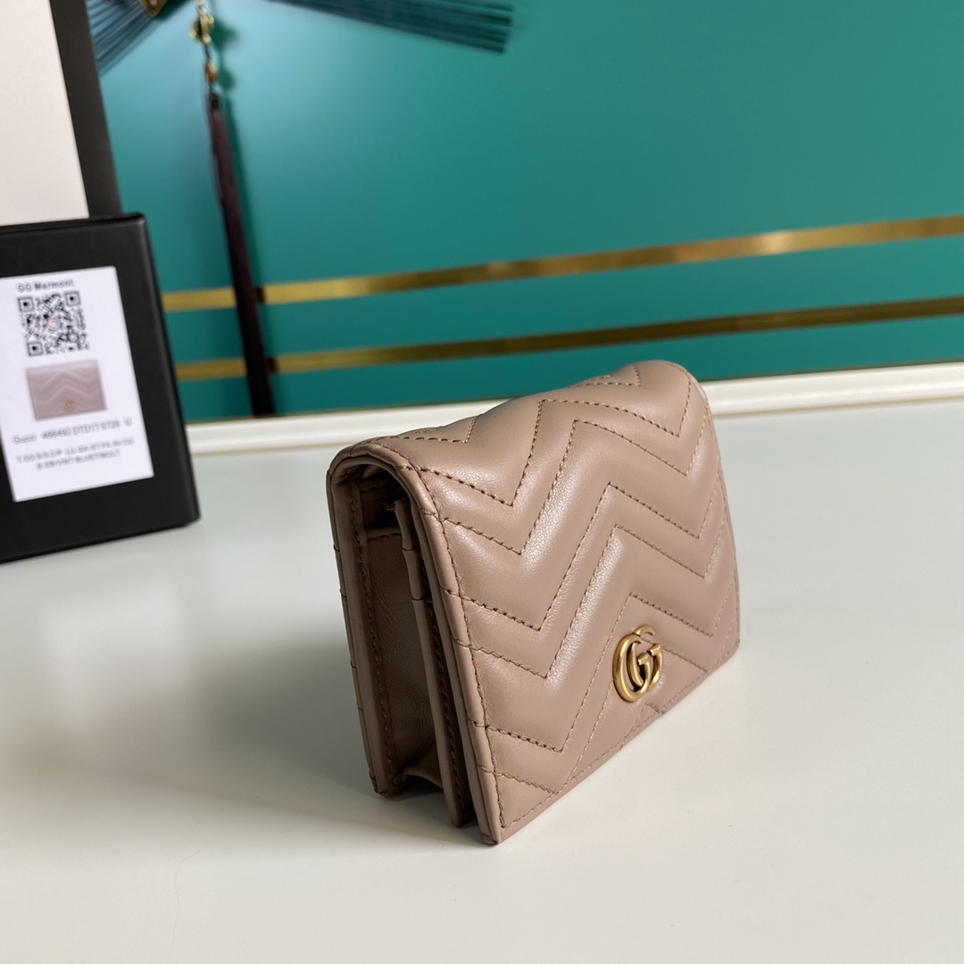 Gucci GG Marmont Women Mens Wallet Purse 11*9*3cm