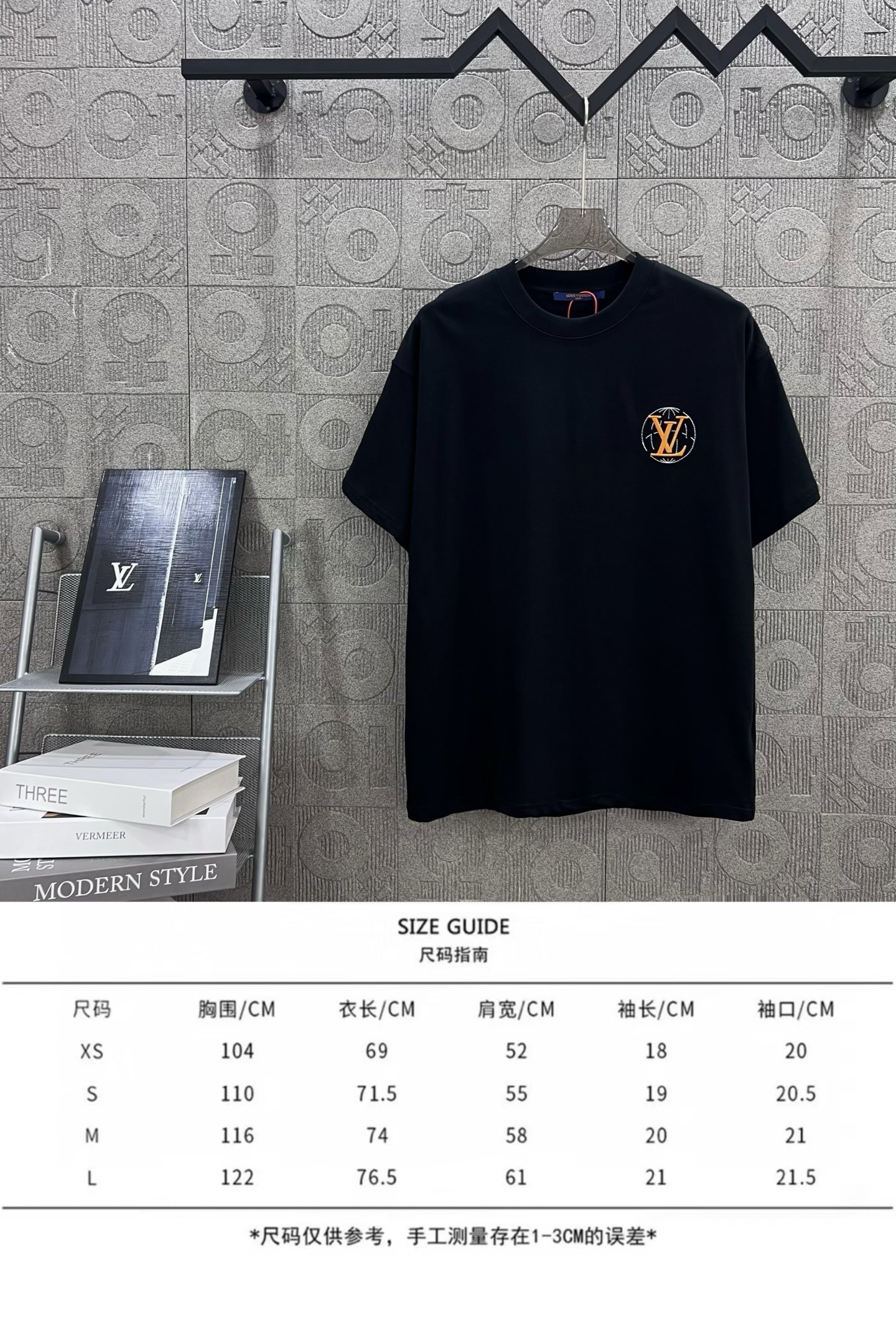 Louis Vuitton T Shirt  Embroider Logo Size XS-L