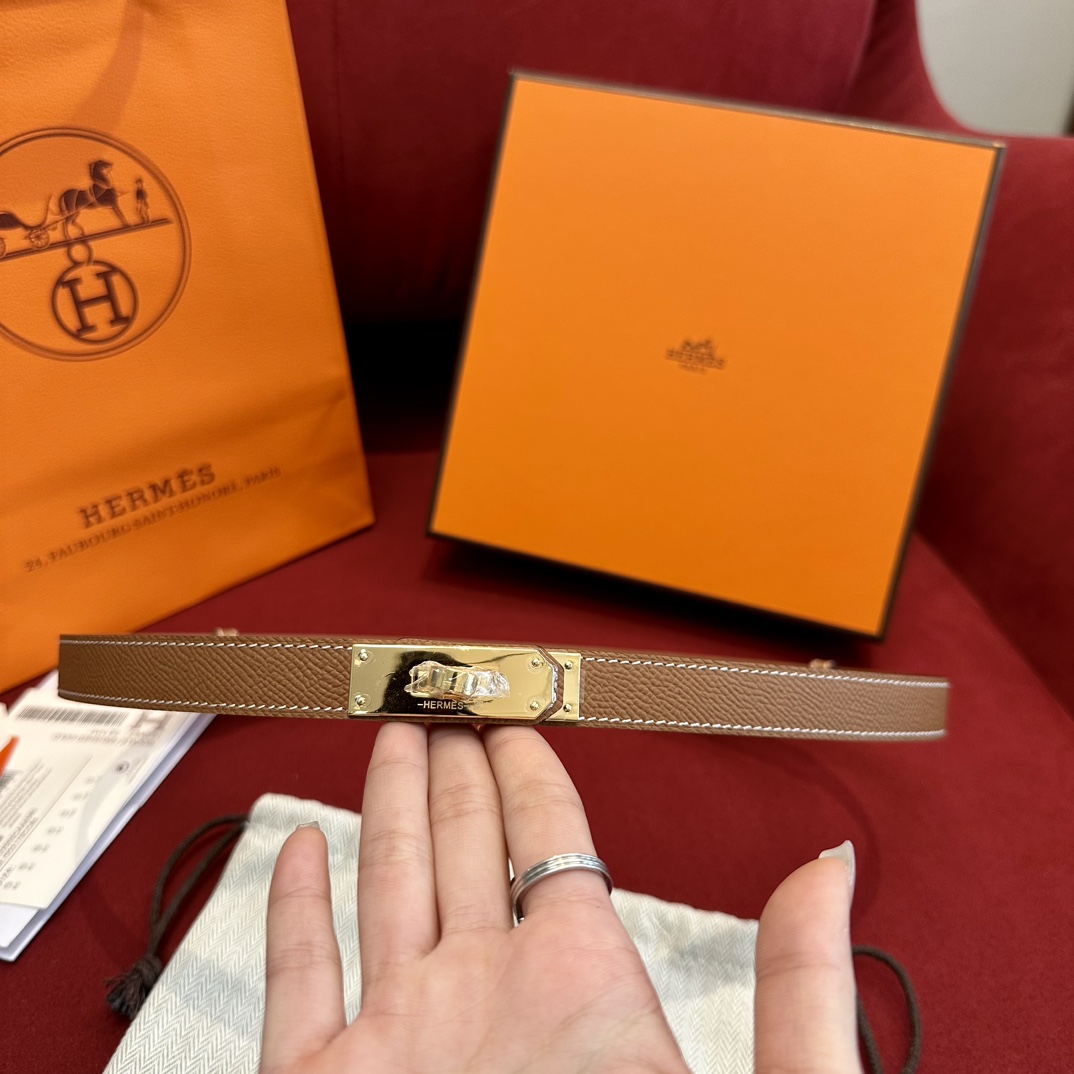 Hermes Women Belt Width 2cm
