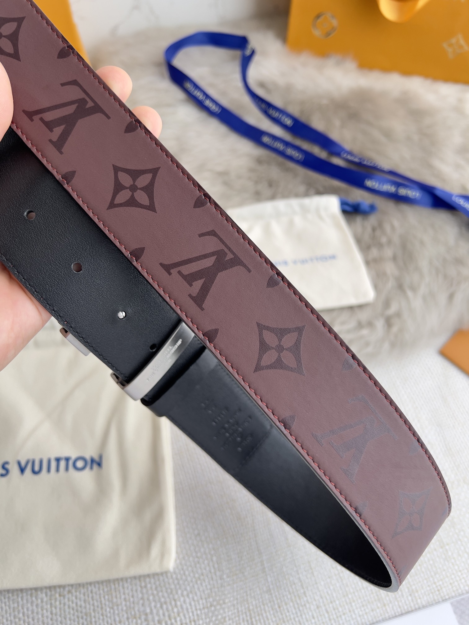 Louis Vuitton Men Belt Width 3.8cm
