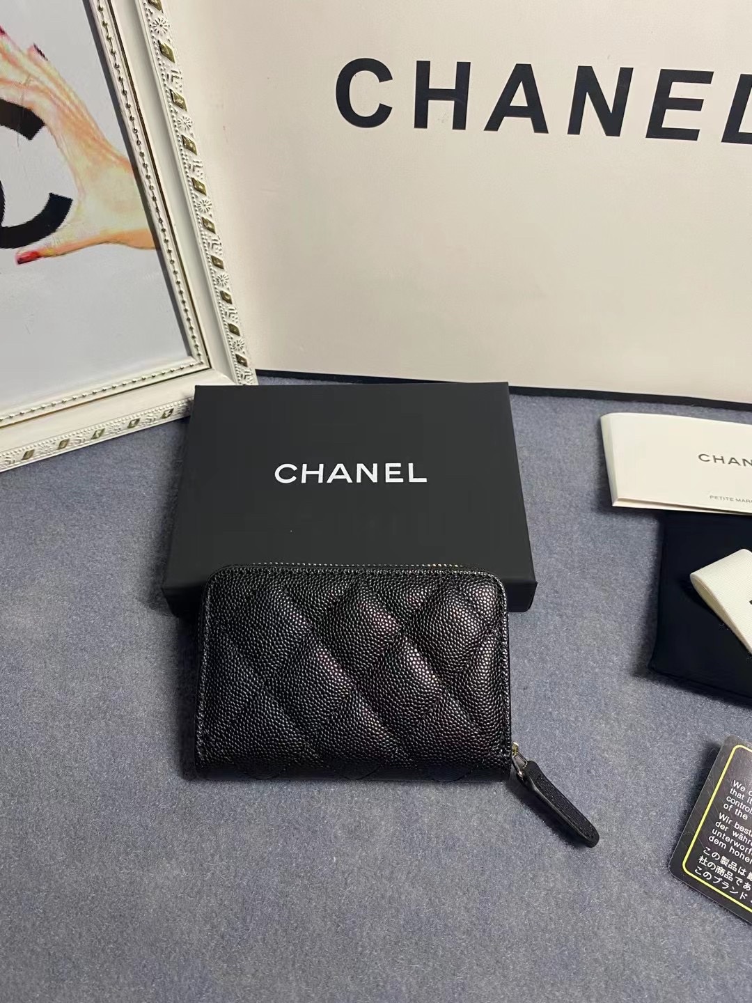 Chanel Card Holder Size 11*7*2cm