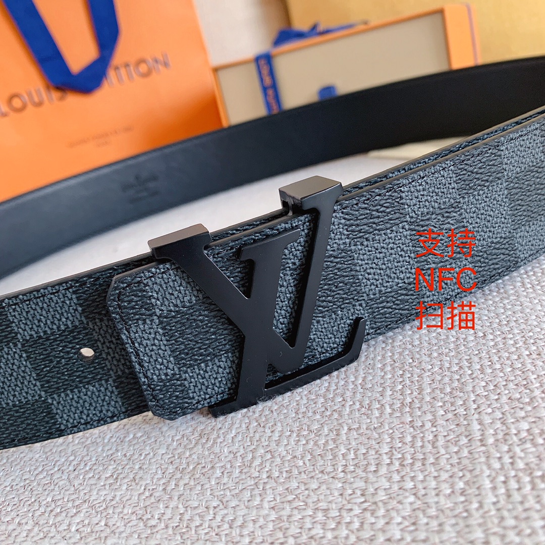 Louis Vuitton Men Belt Width 4cm