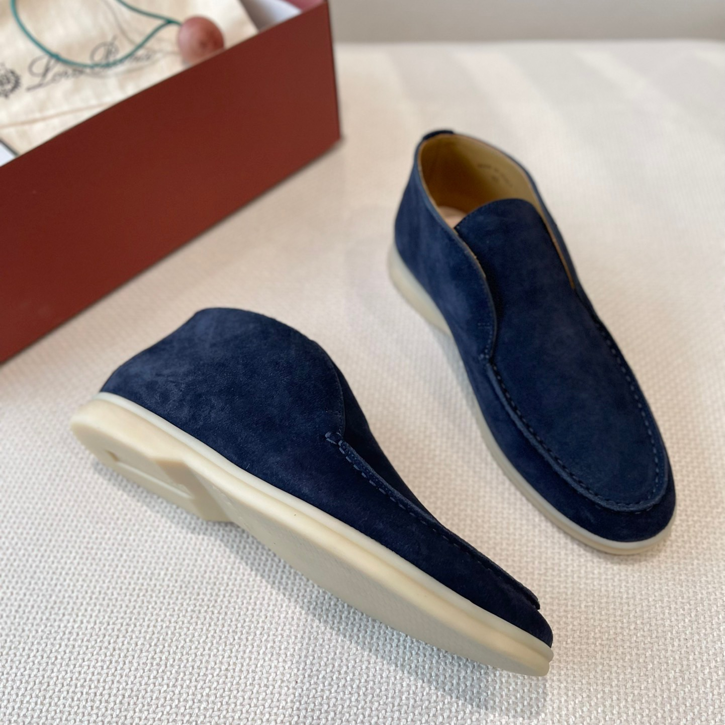 Loro Piana Unisex Loafers High Top Size 36-45