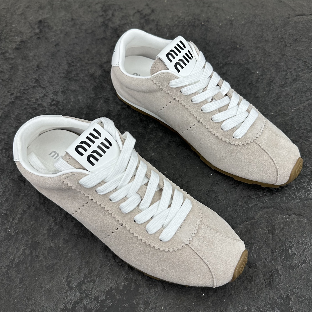 MiuMiu Plume Nappa Sneaker Size 35-40