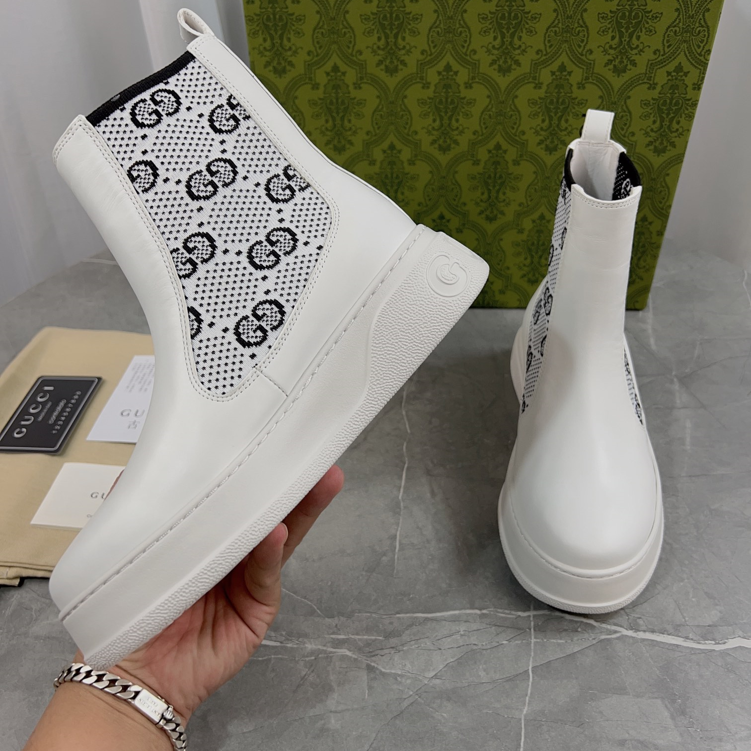 Gucci 23fw New Boots Unisex Size 35-46