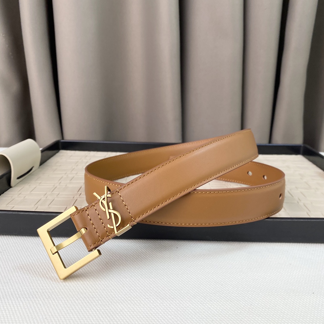 YSL Women Belt Width 3cm