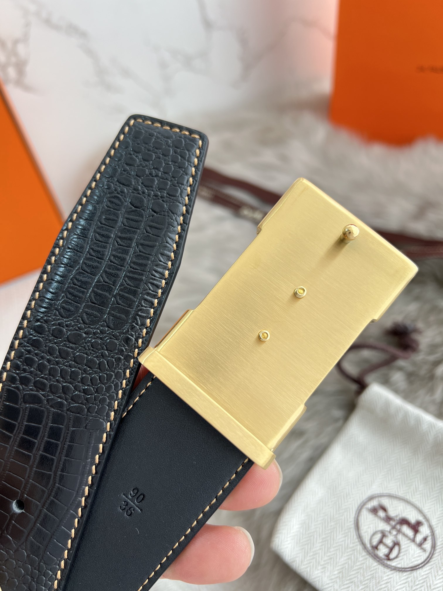 Hermes Men Belt Width 3.8cm