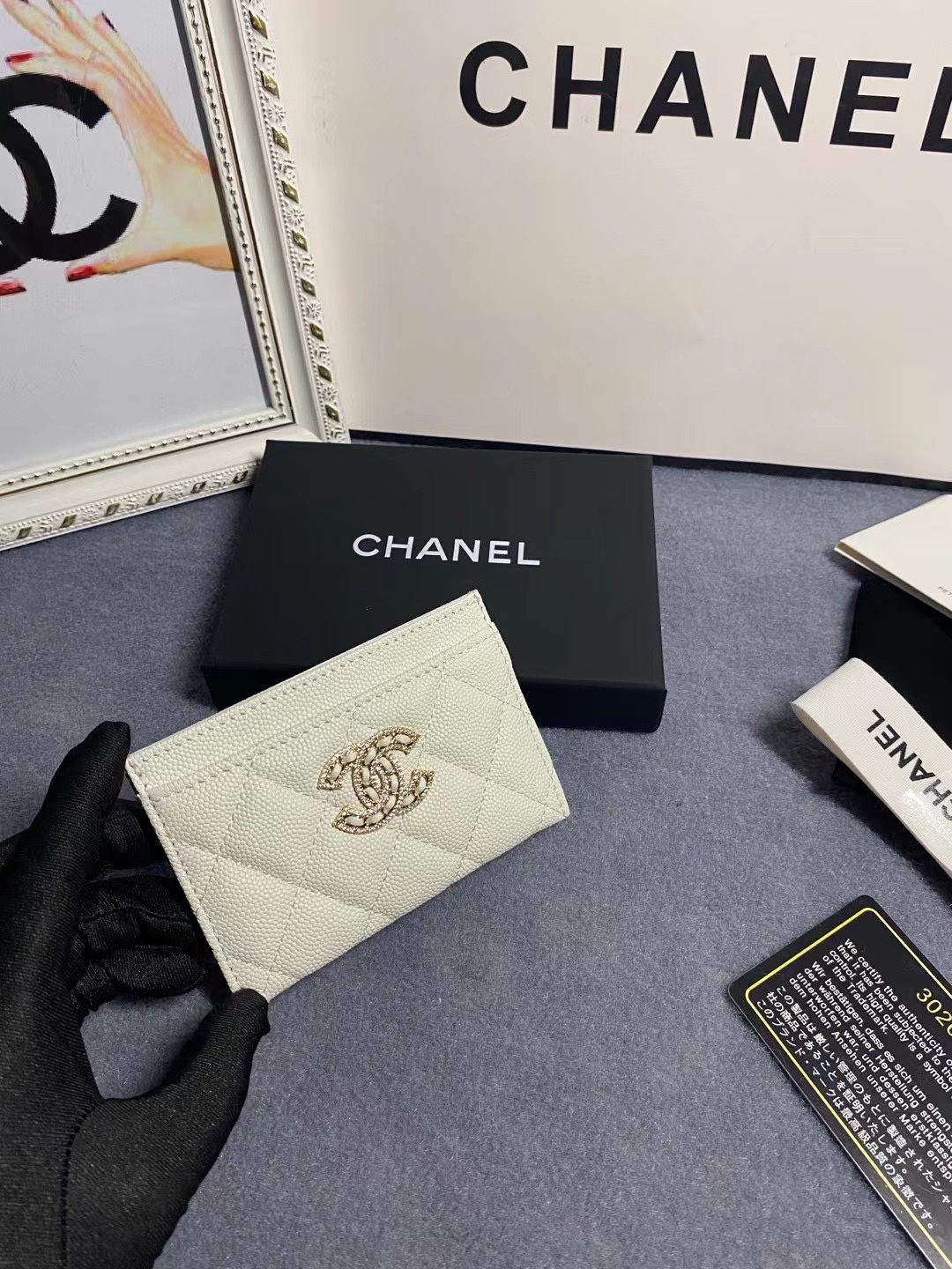 Chanel Card Holder Size 11*7cm
