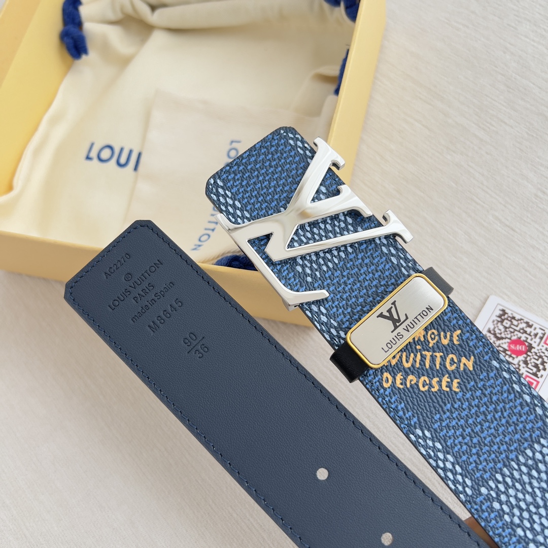 Louis Vuitton Men Belt Width 3.8cm