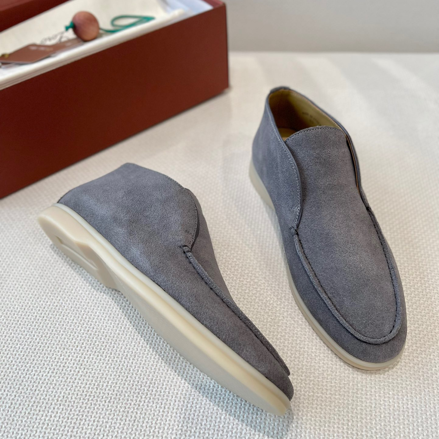 Loro Piana Unisex Loafers High Top Size 36-45