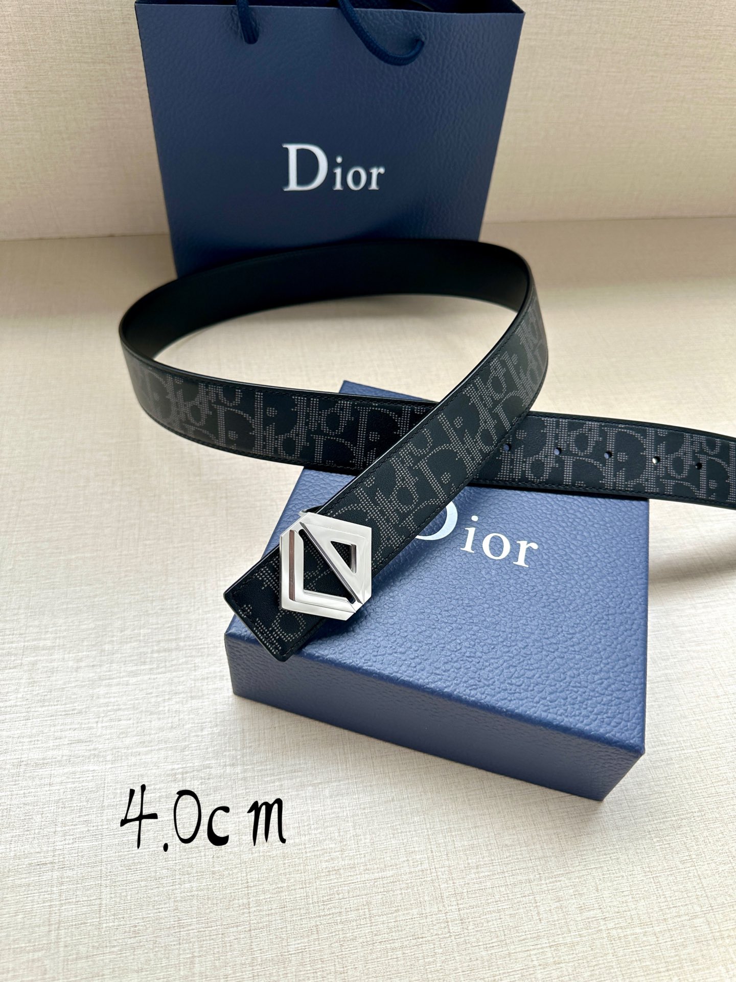 Dior Men Belt Width 4cm