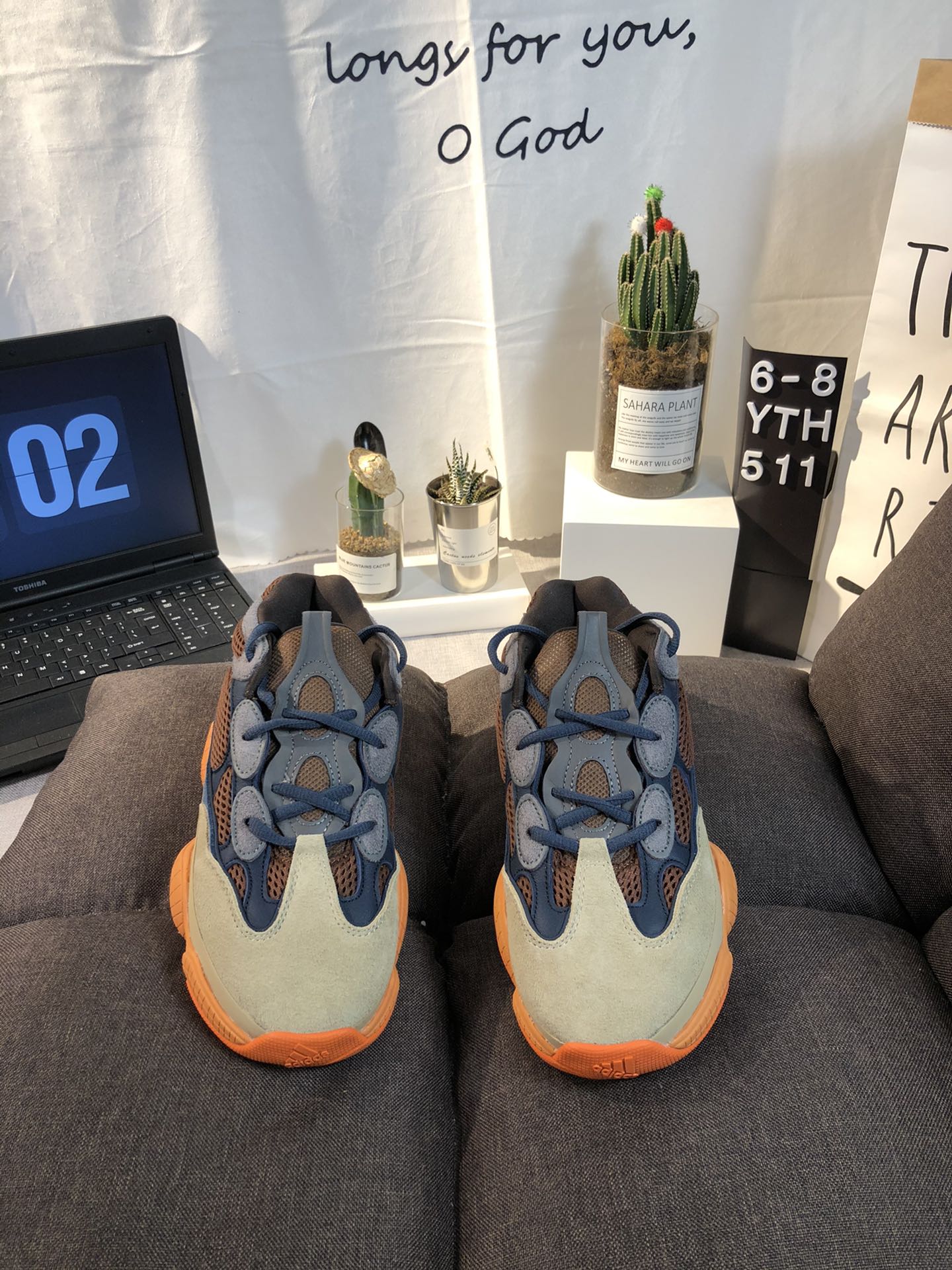 Yeezy 500 Mens/Women's Sneakers Shoes 36 - 48