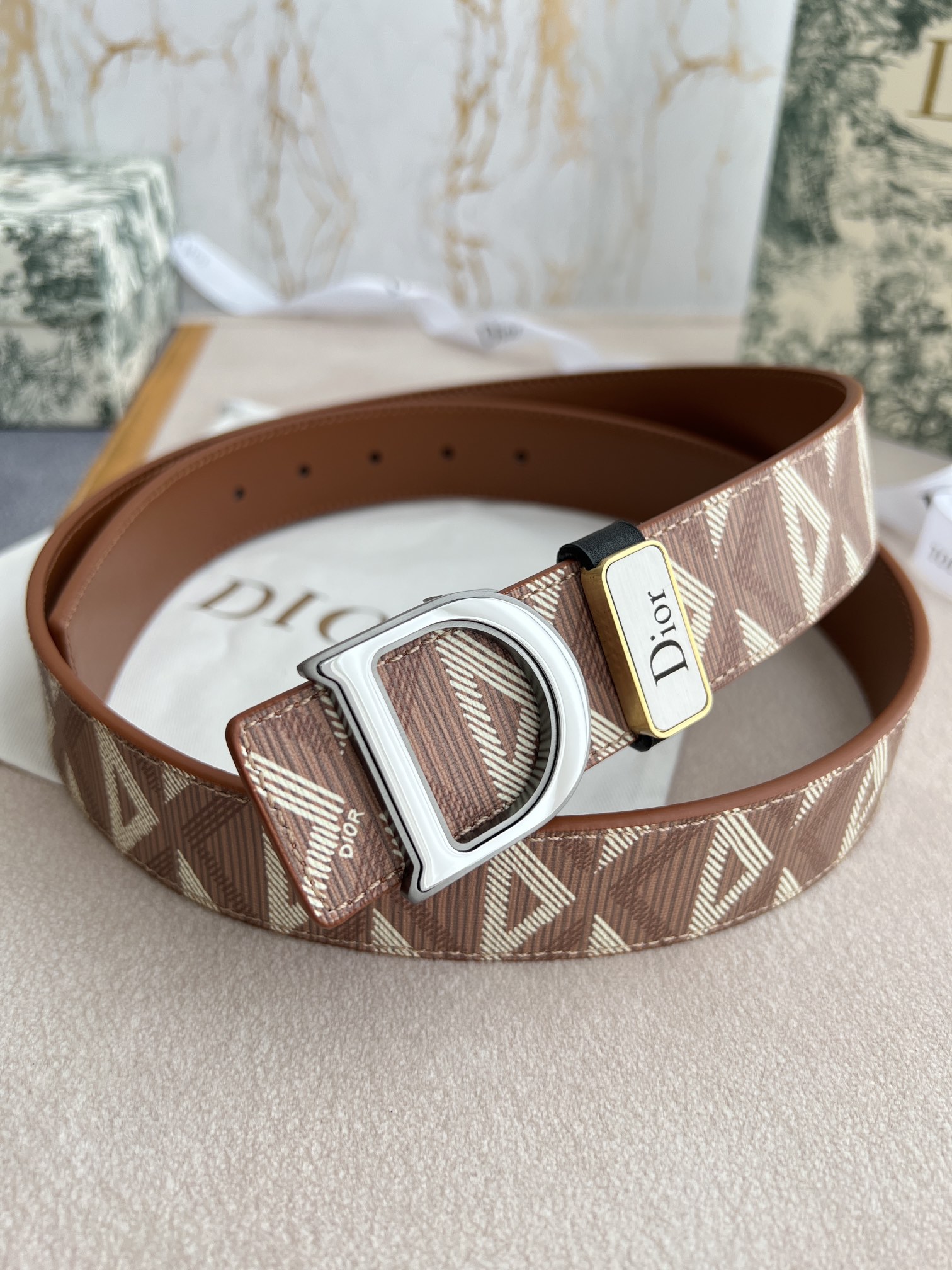 Dior Men Belt Width 3.5cm