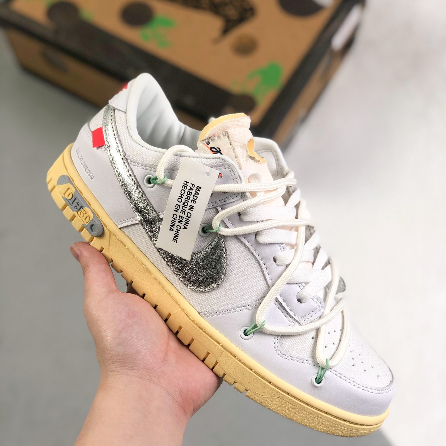 Nike Dunk Low x OFF White Top Sneakers  Gr. 36-45