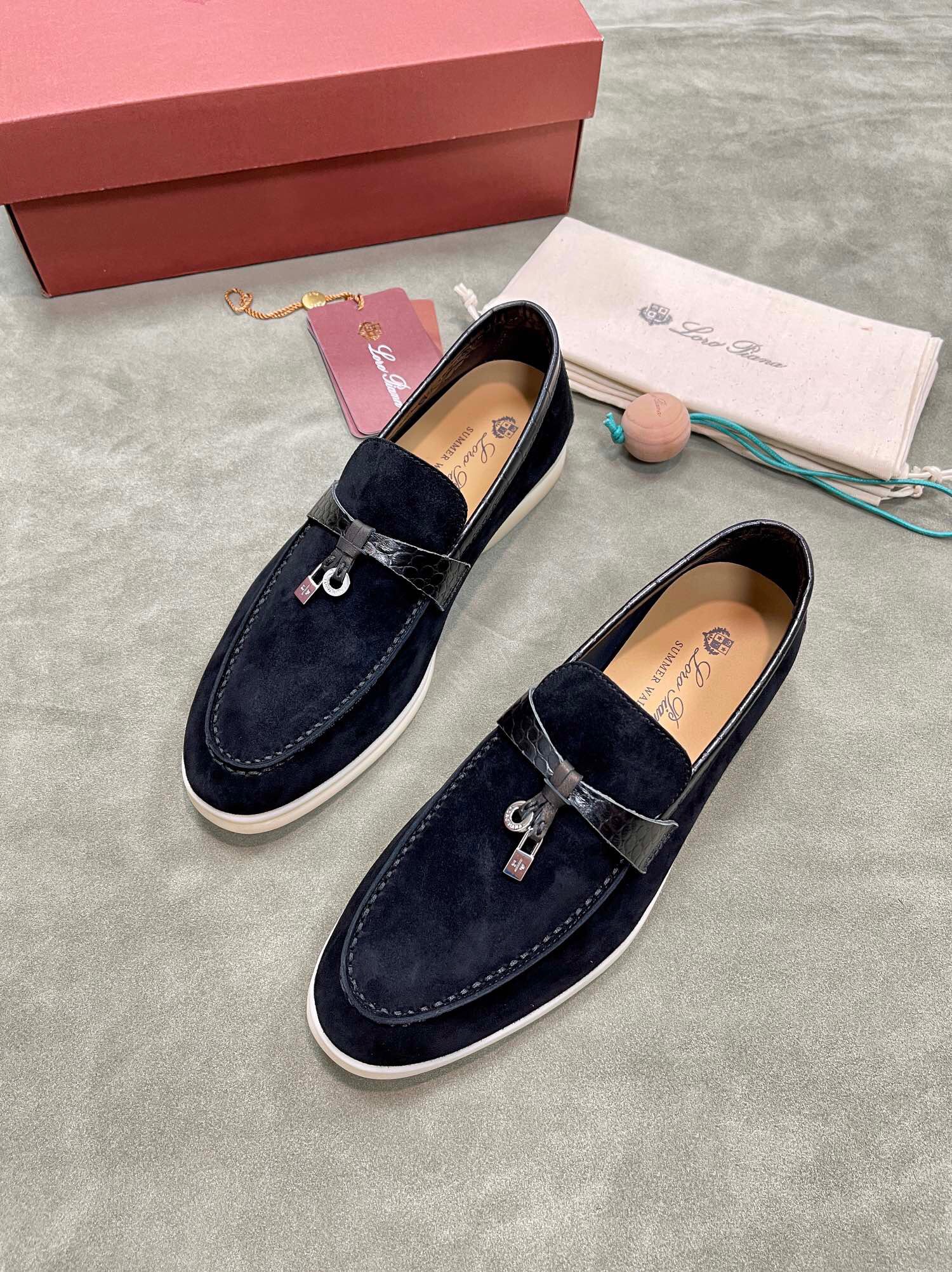 Loro Piana Unisex Loafers Size 36-45