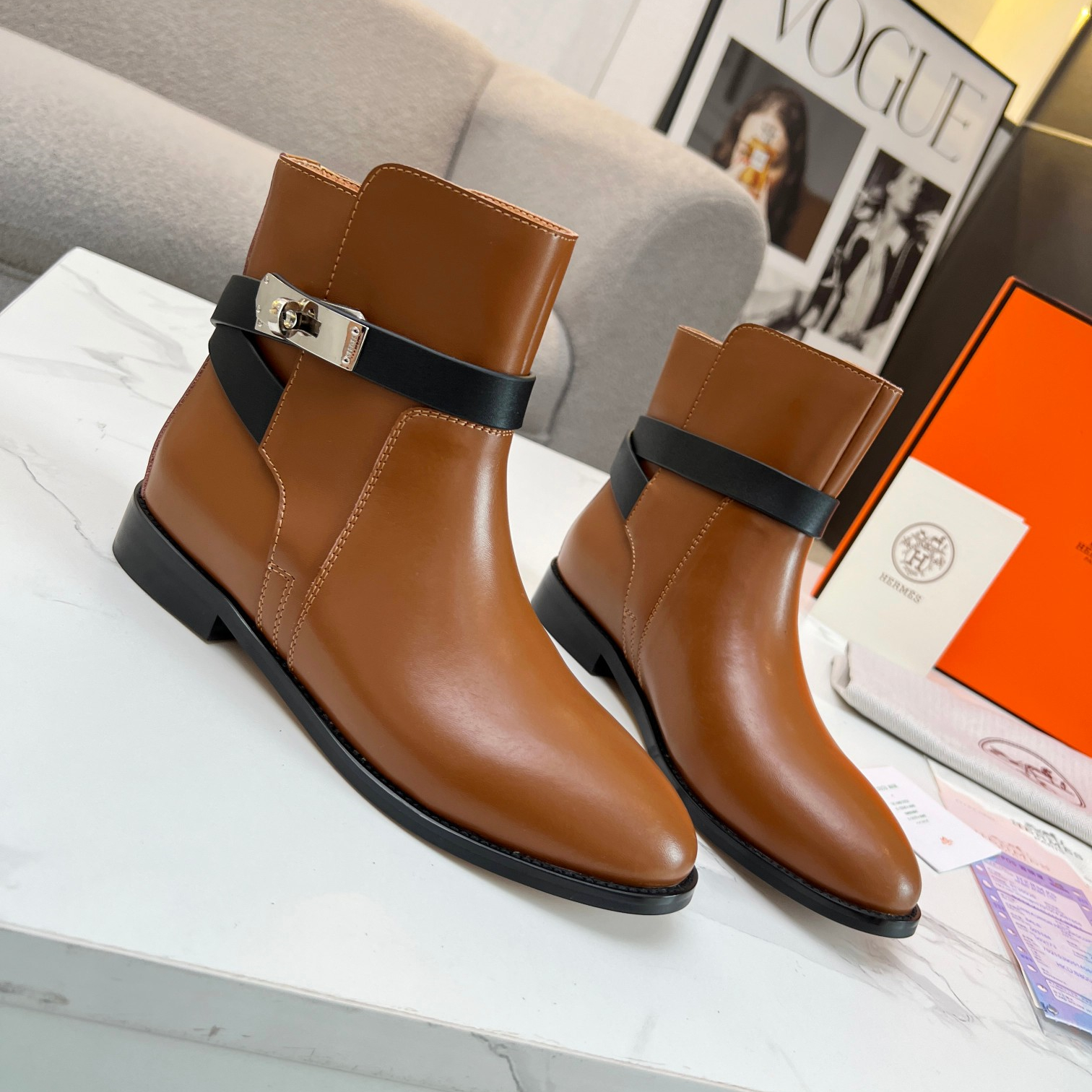 Hermes Women Kelly Boots Size 36-41
