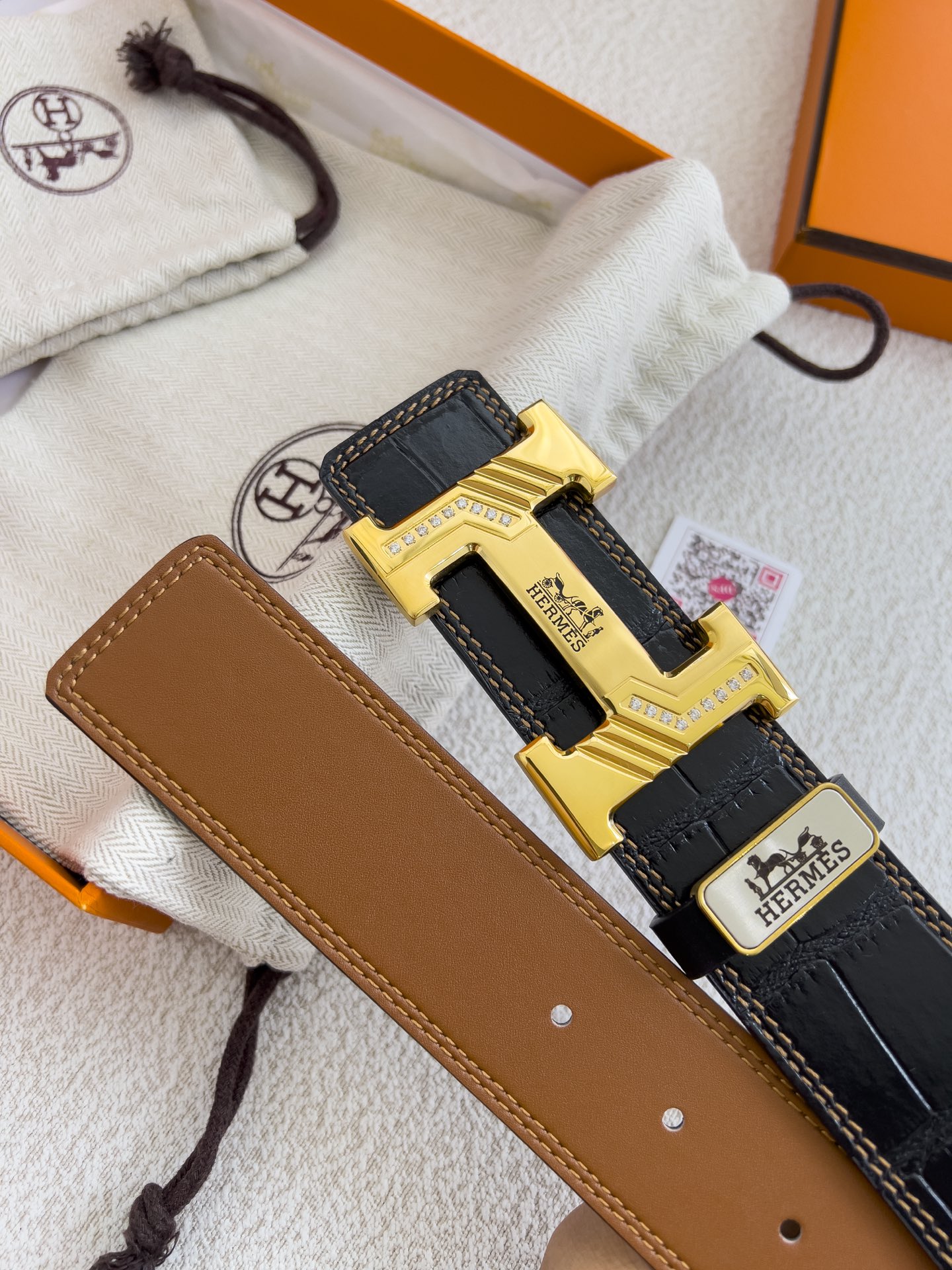 Hermes Men Belt Width 3.8cm