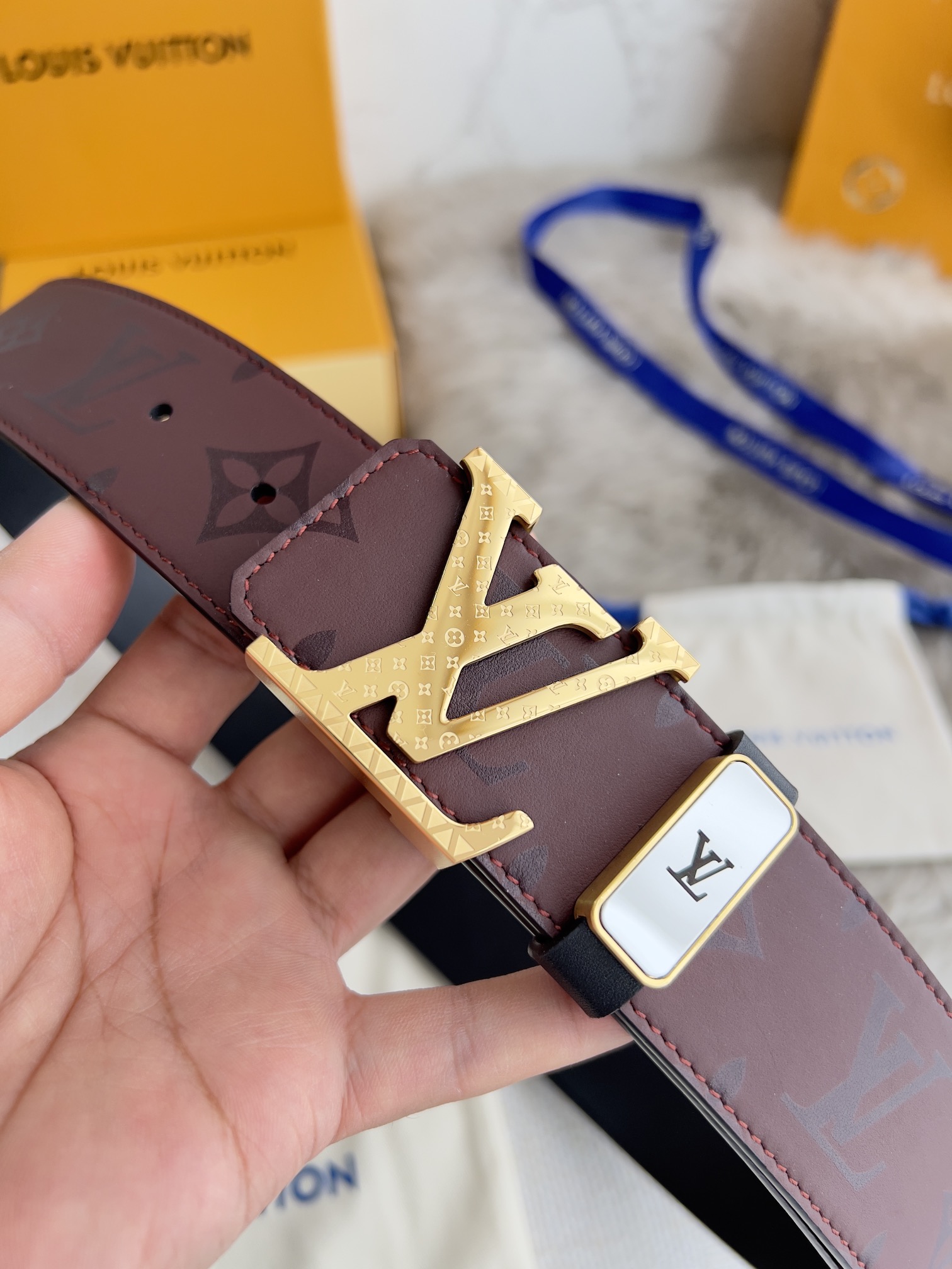 Louis Vuitton Men Belt Width 3.8cm
