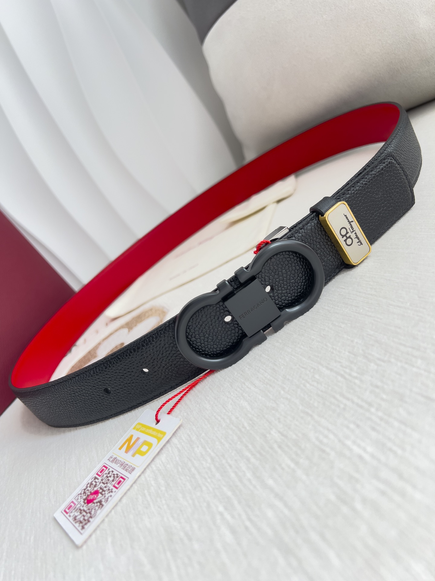 Ferragamo Men Belt Width 3.5cm