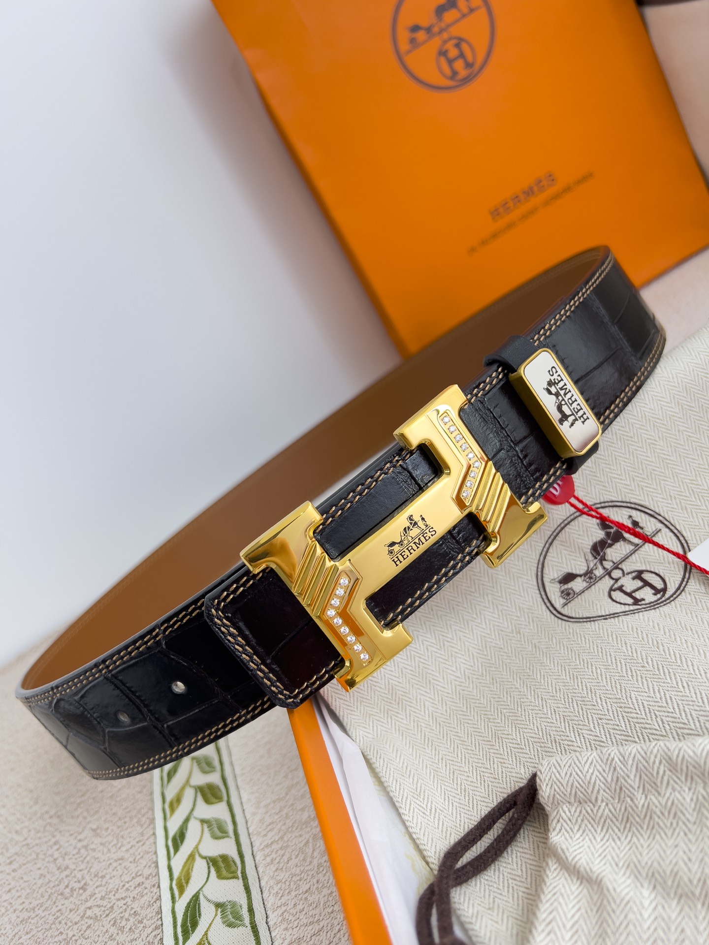 Hermes Men Belt Width 3.8cm
