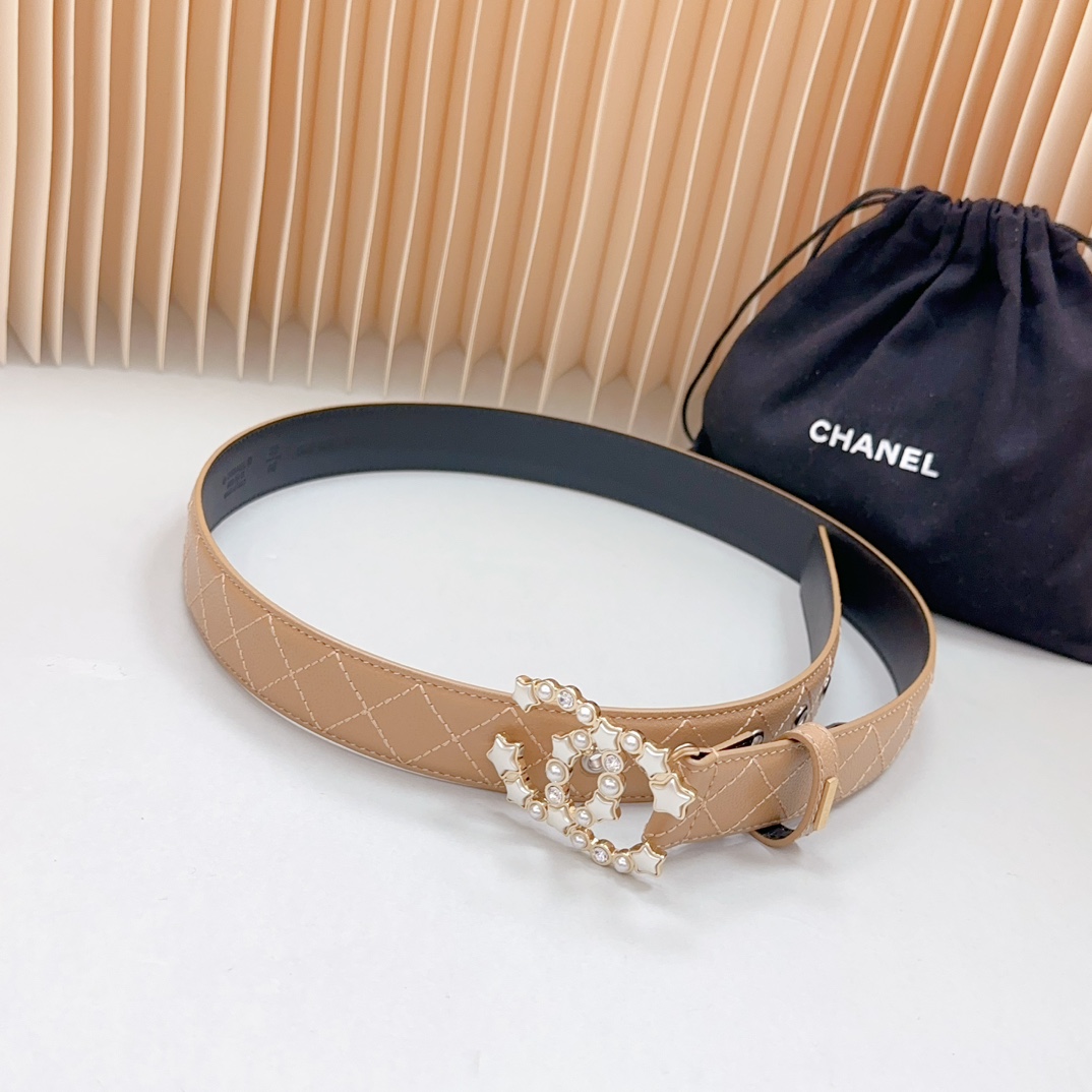 Chanel Women Belt Width 3cm
