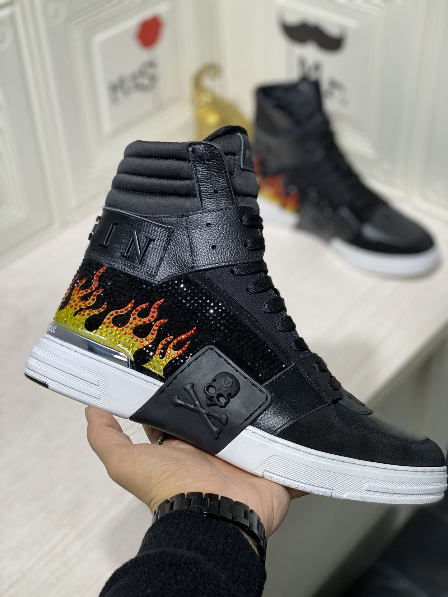 Philipp Plein Mens Outdoor Sneakers Shoes 38 - 45