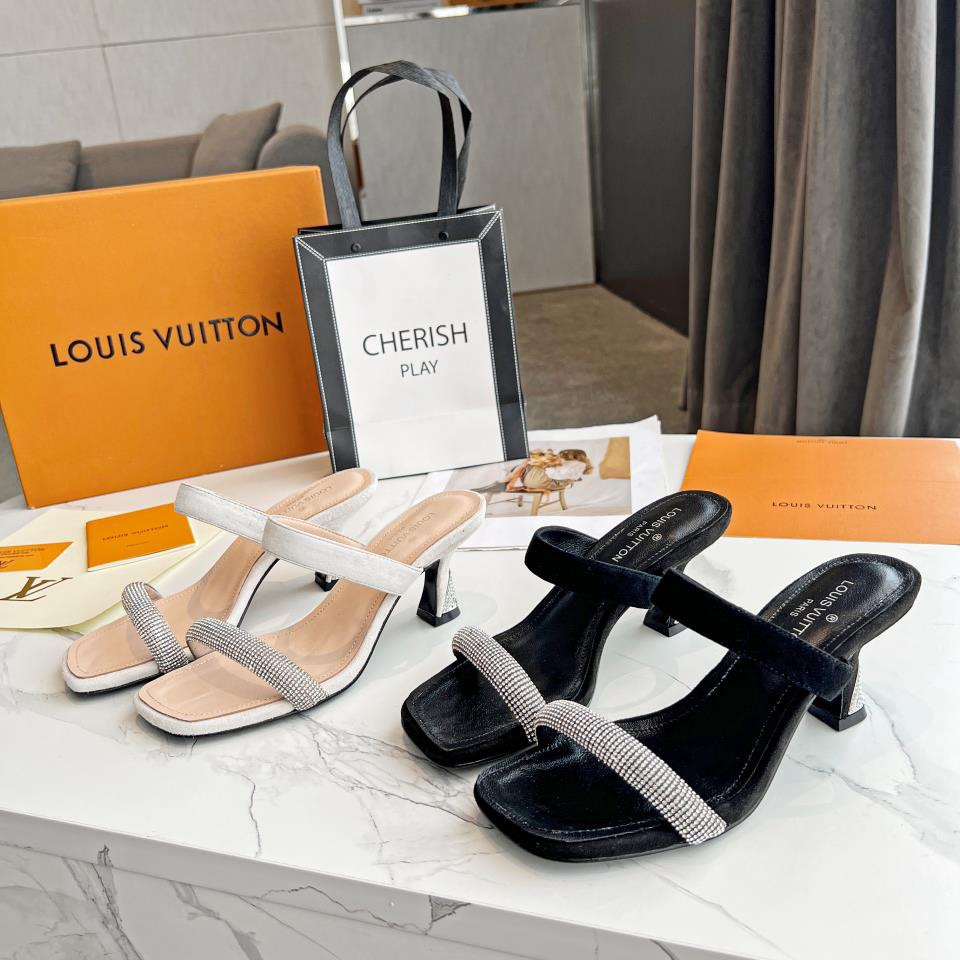Louis Vuitton Sparkle Pumps Size 36-41 Height 5.5cm   2-Color