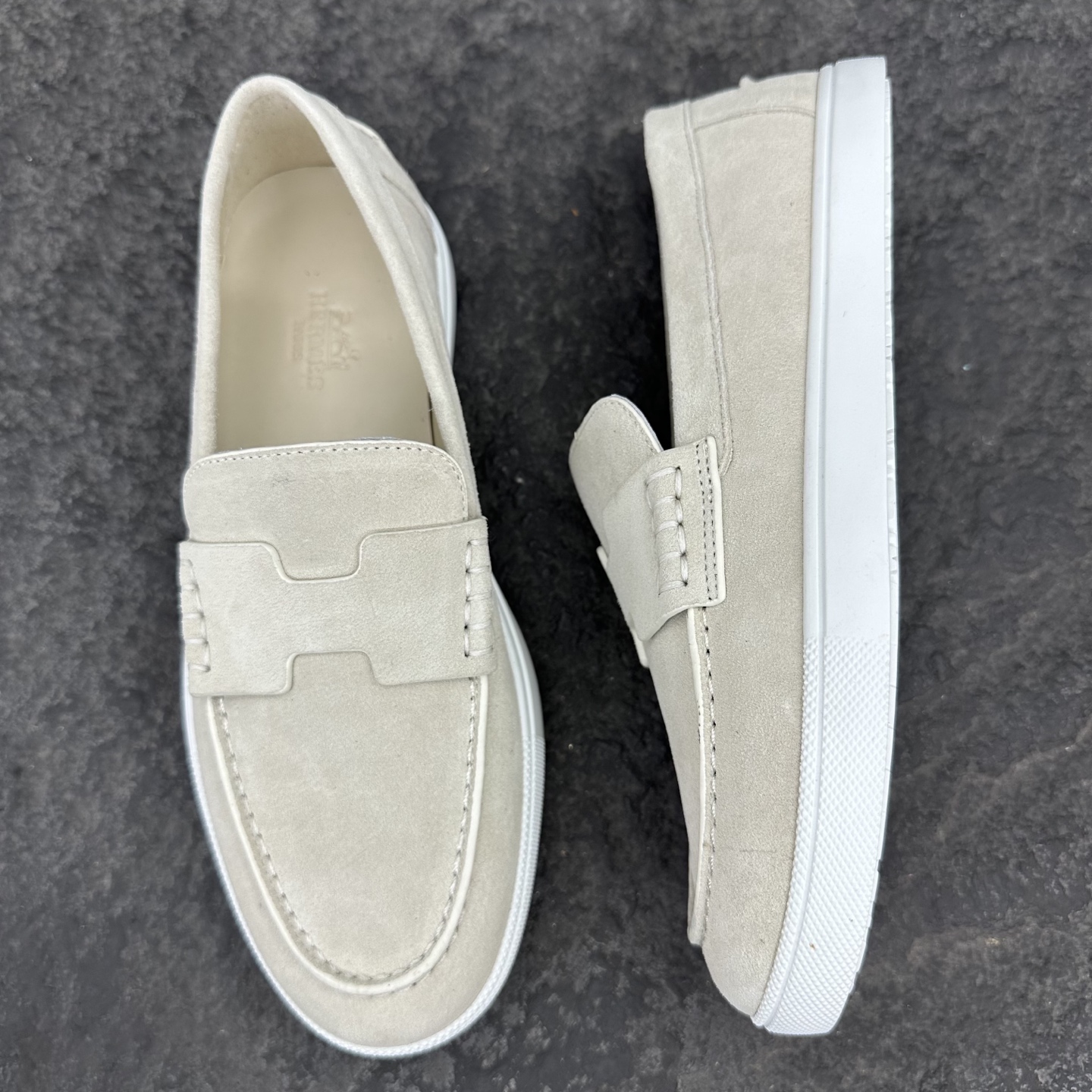 Hermes Job Unisex Loafers Size 35-46