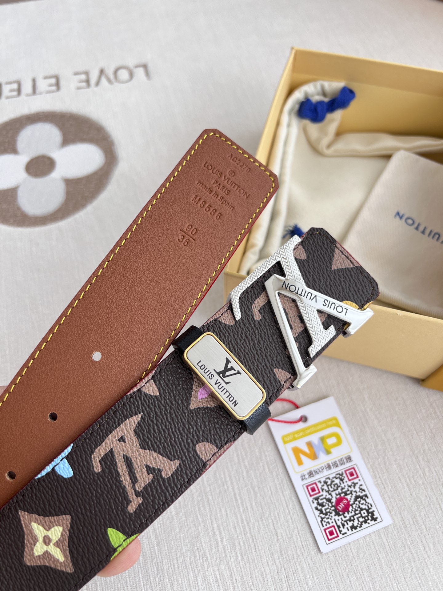 Louis Vuitton Men Belt Width 3.8cm