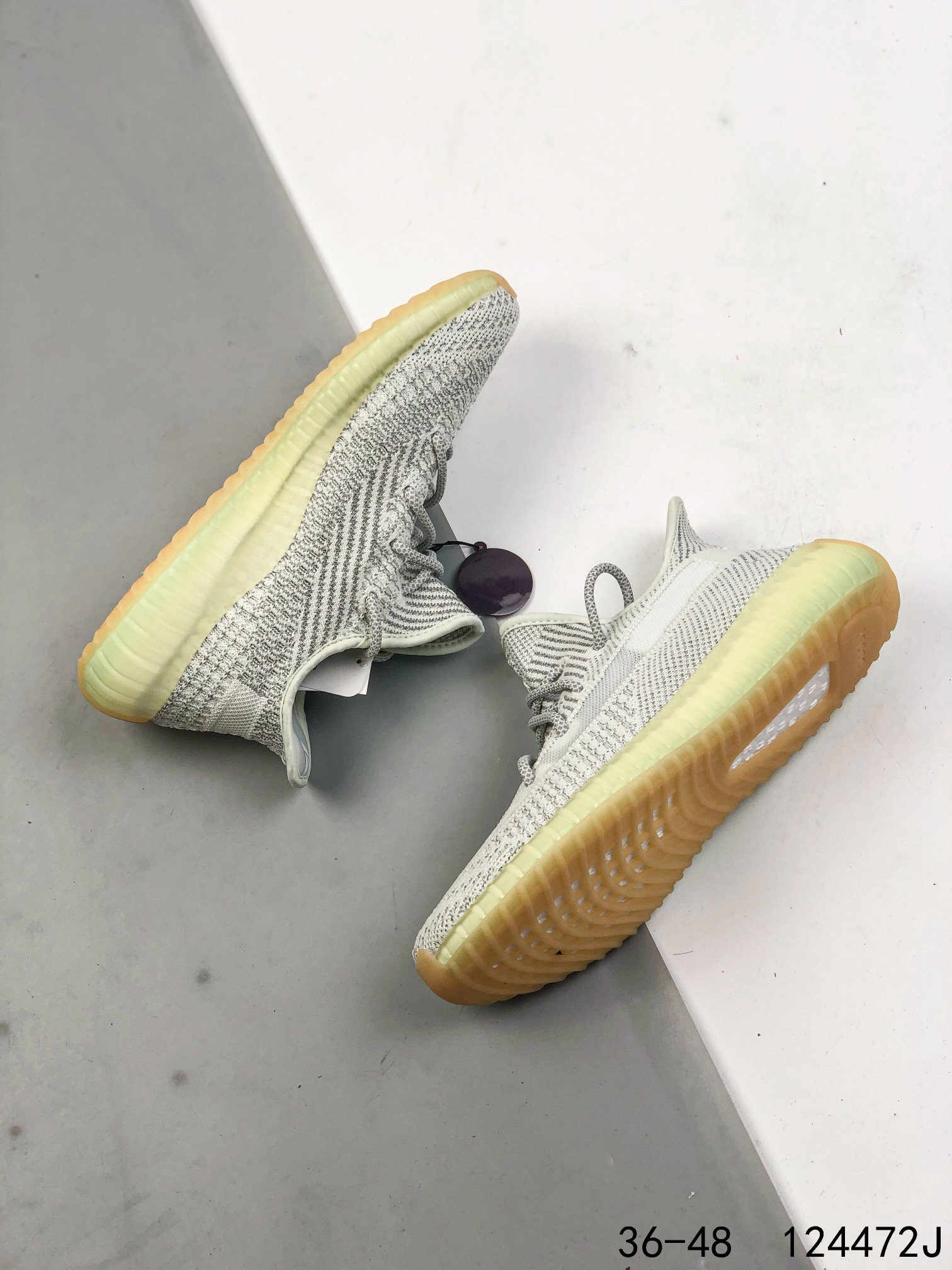 Yeezy 350 Boost 350 V2 Mens/Women Sneakers Shoes Light Grey 36 - 45