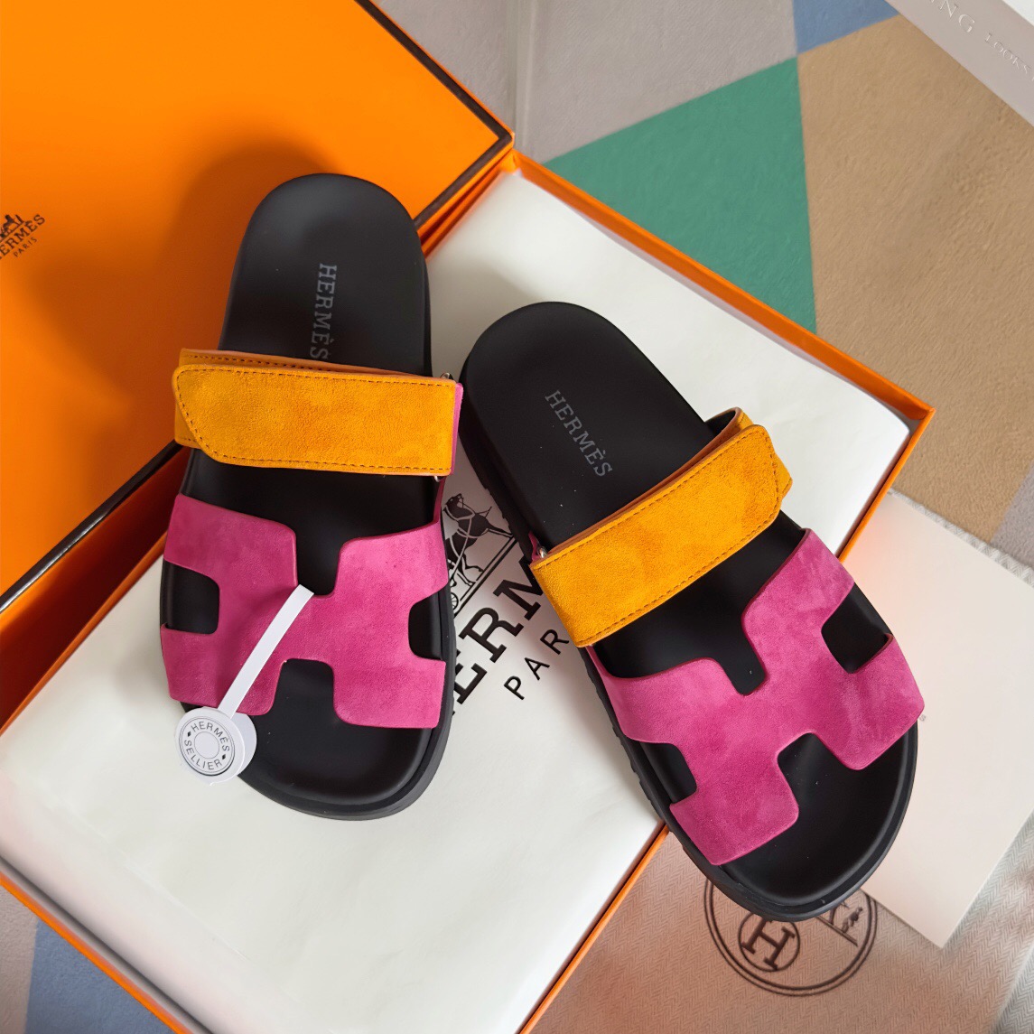 Hermes chypre Slippers Size 36-45