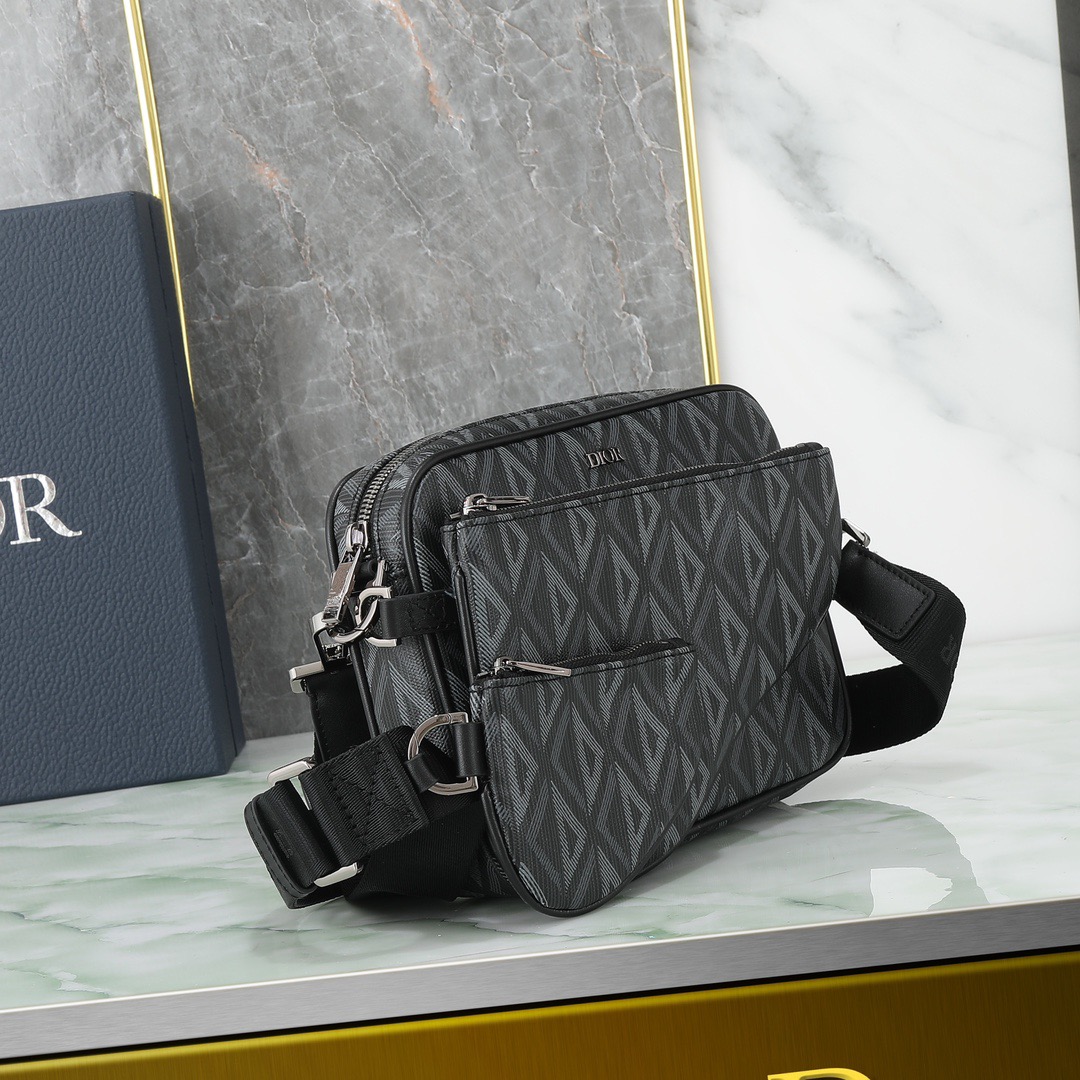 Dior CD Diamond Men Shoulder Bags Size 23*16.5*4cm