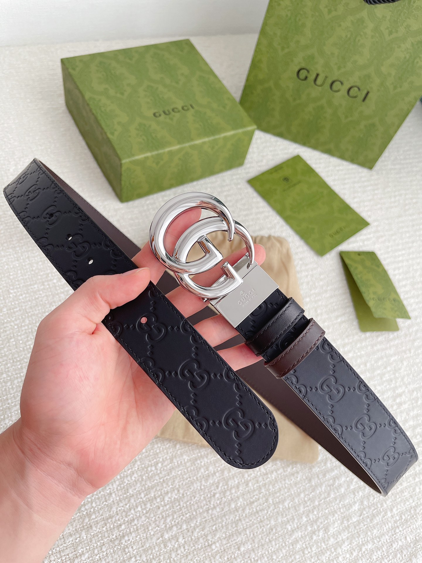 Gucci Men Belt Width 3.8cm