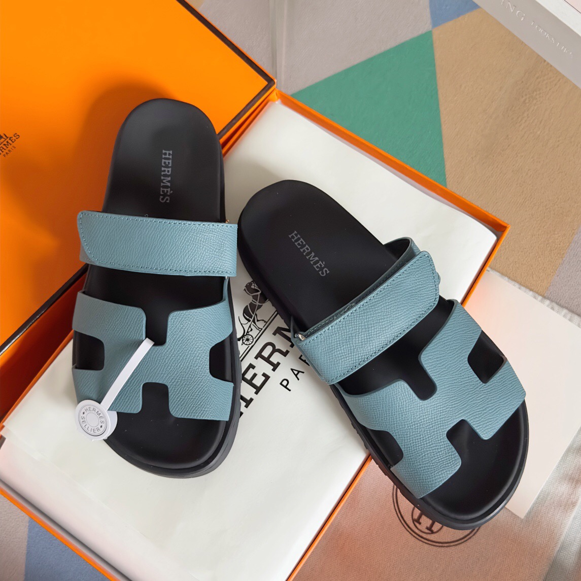 Hermes chypre Slippers Size 36-45