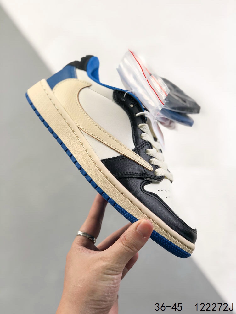 Nike Air Jordan 1 x Travis Scott Low Top Sneaker Shoes Gr. 36-46
