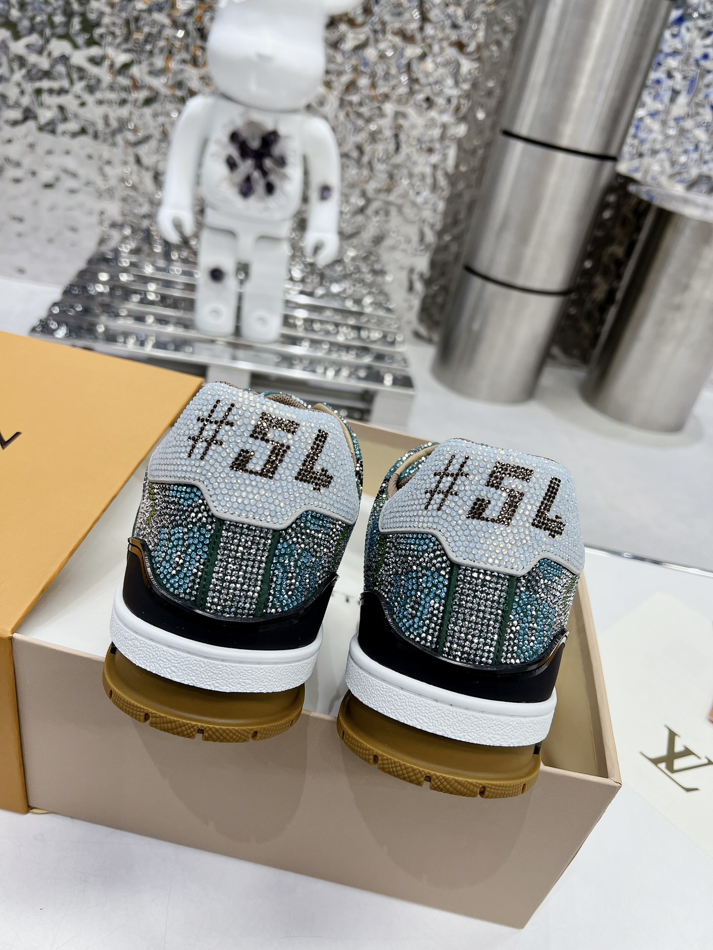 Louis Vuitton LV Trainer Diamond Sneaker Size 36-46