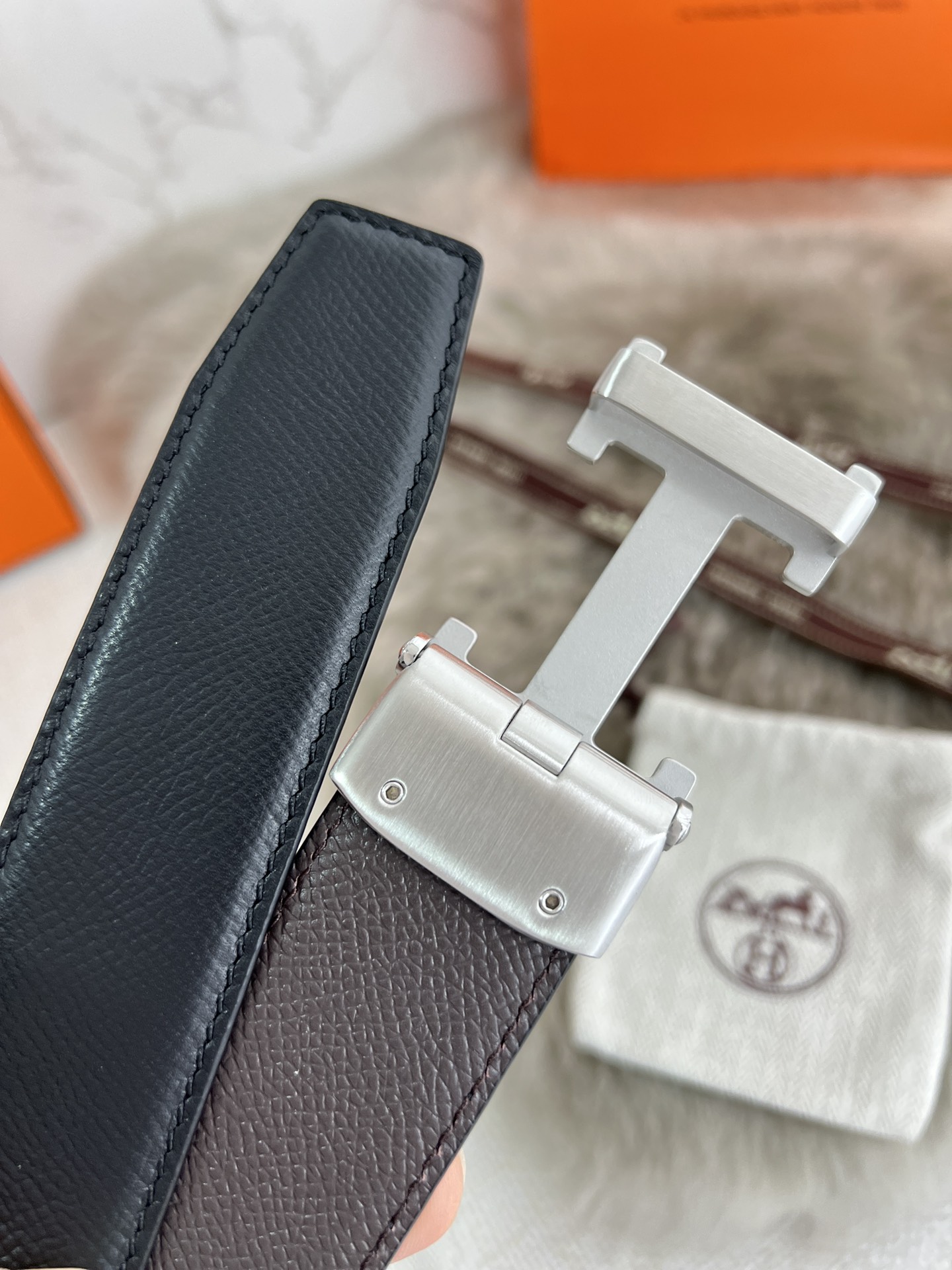 Hermes Men Belt Width 3.5cm