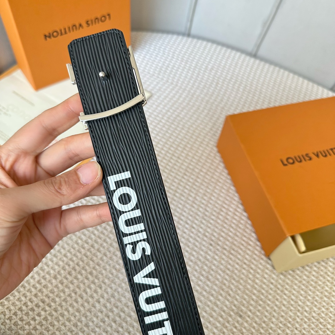 Louis Vuitton Men Belt Width 4cm