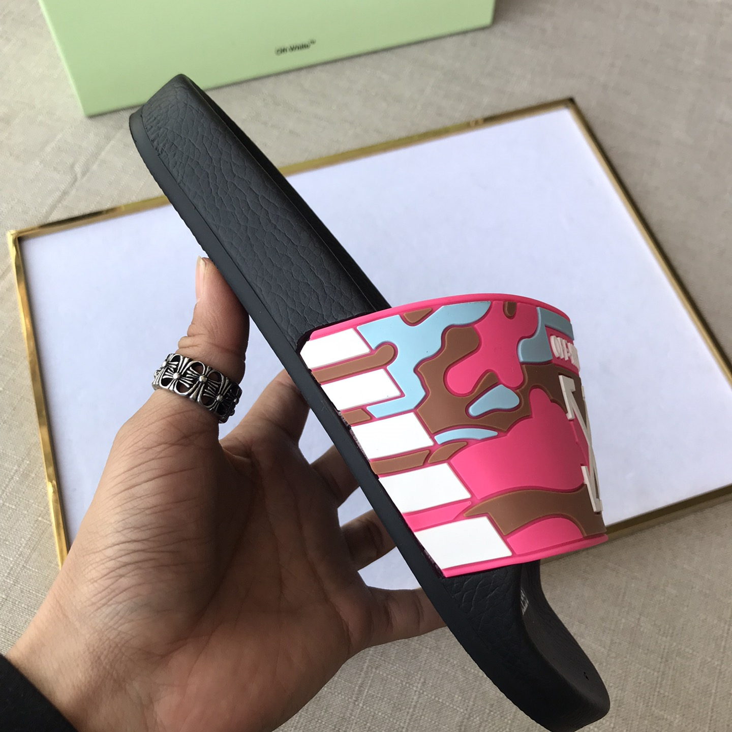 OFF White Mens Women Sandals Gr. 36-46