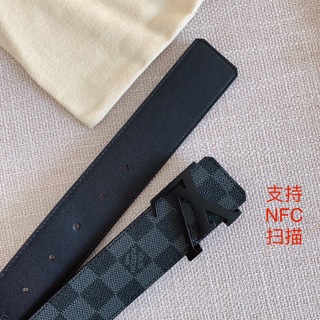 Louis Vuitton Men Belt Width 4cm