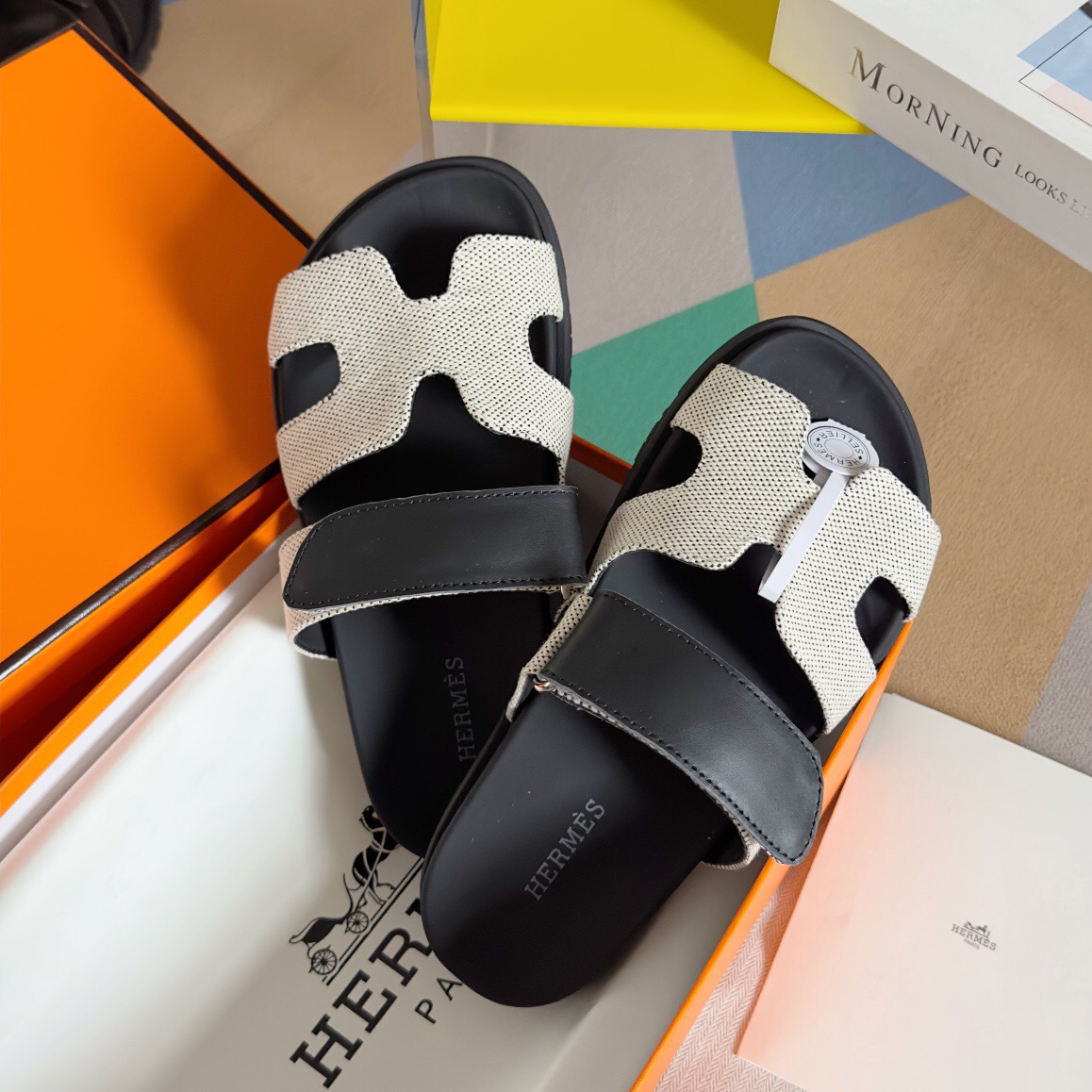 Hermes chypre Slippers Size 36-45