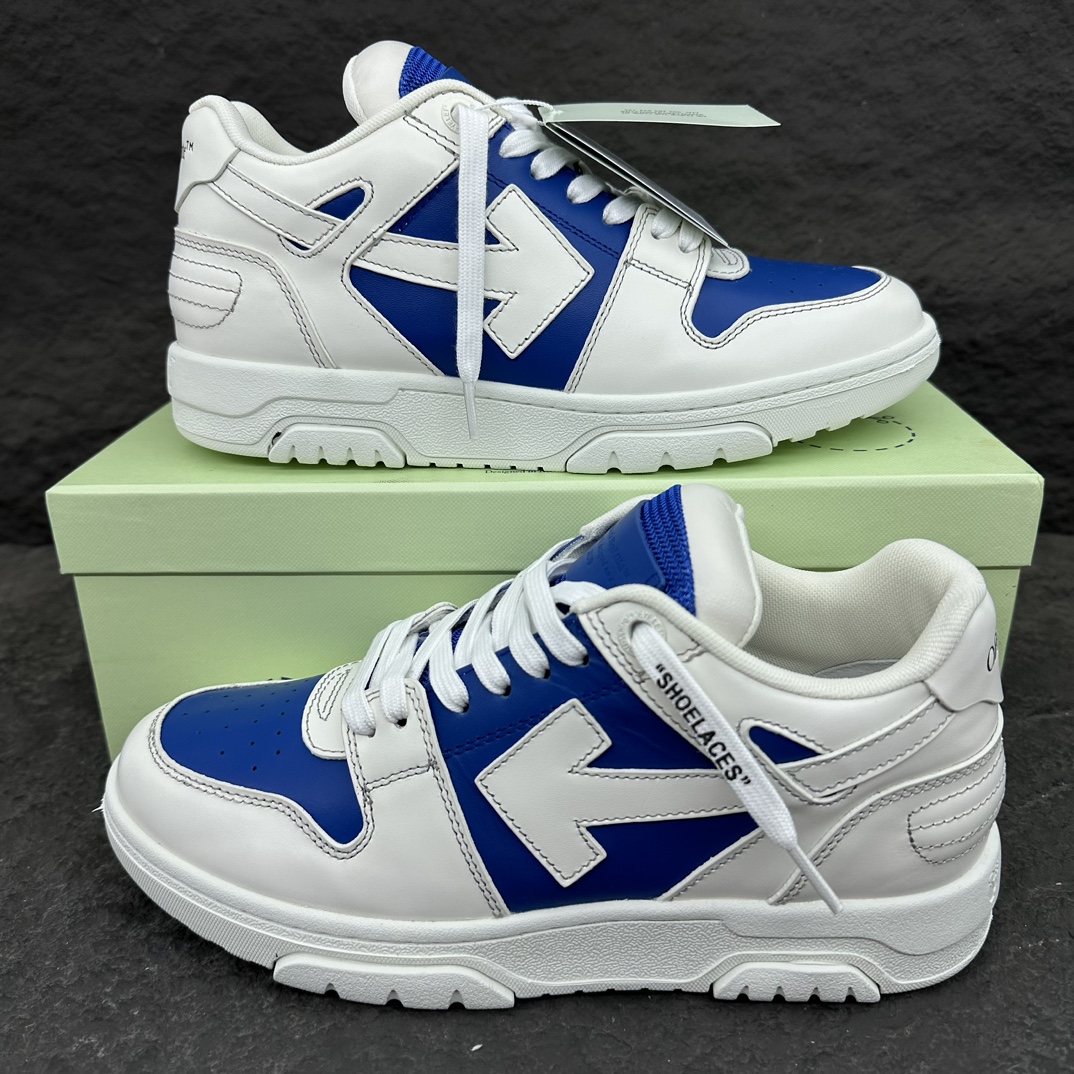 OFF White Out of Office Calf Leather Sneaker Size 36-46
