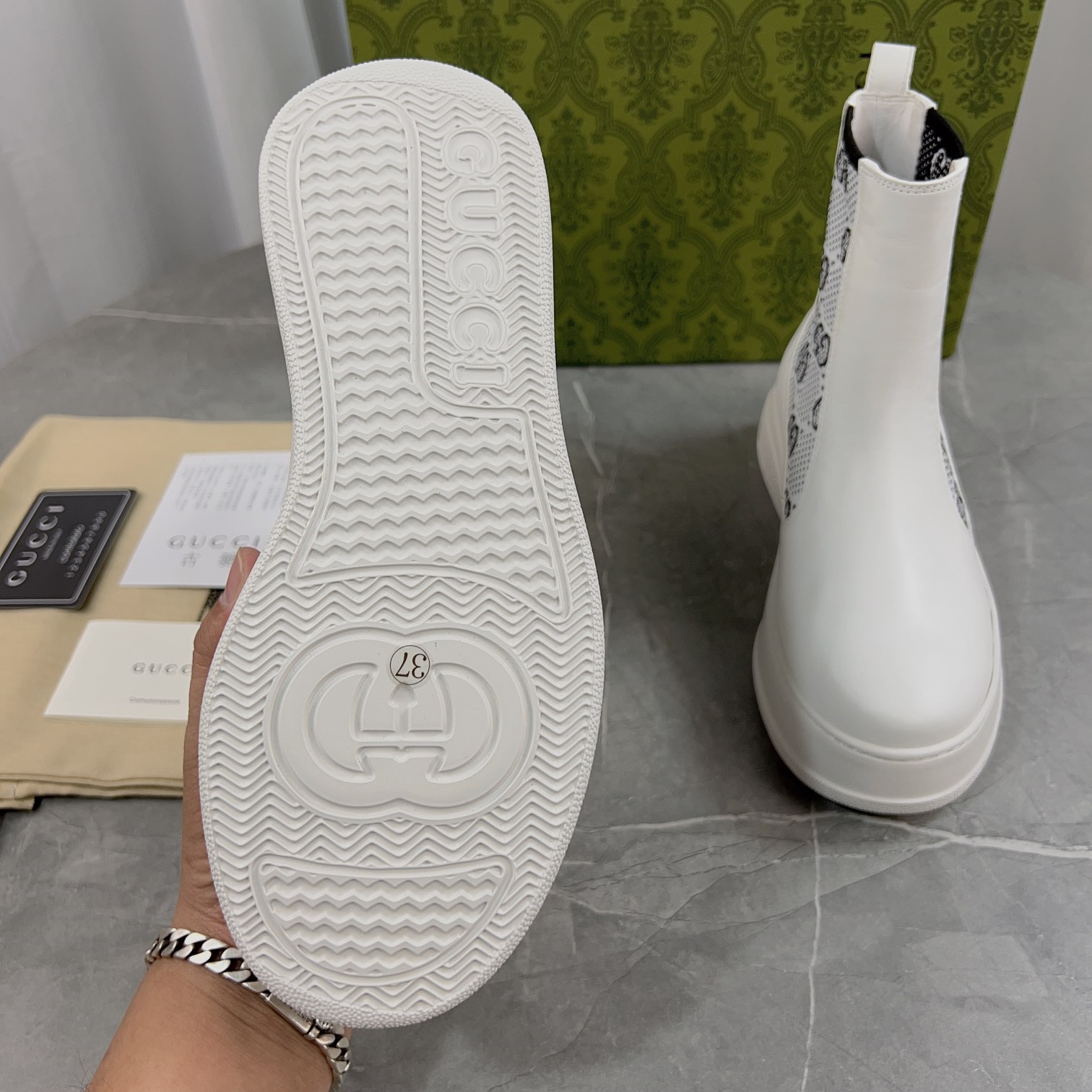 Gucci 23fw New Boots Unisex Size 35-46